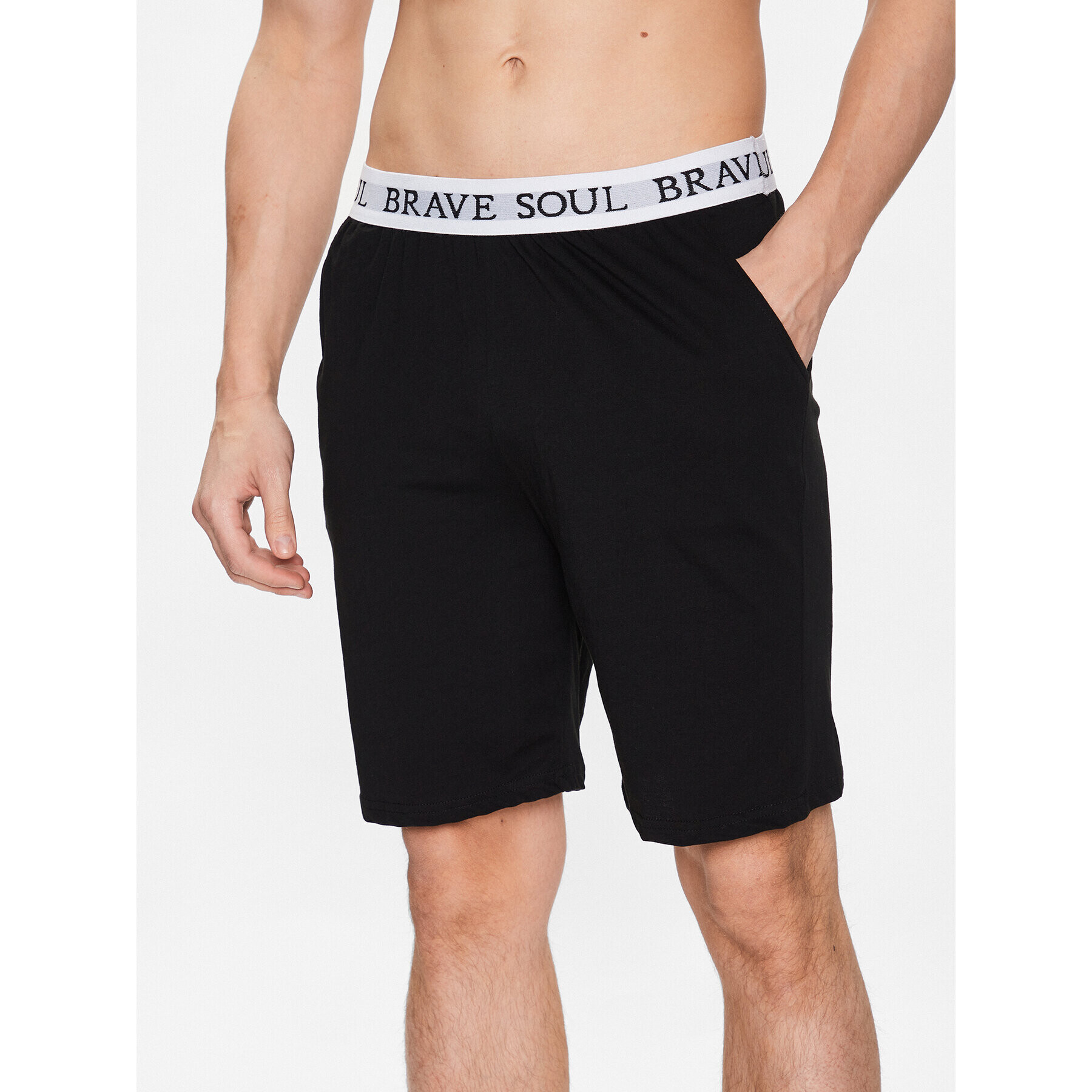 Brave Soul Пижамени шорти MLWB-149KEV Черен Regular Fit - Pepit.bg