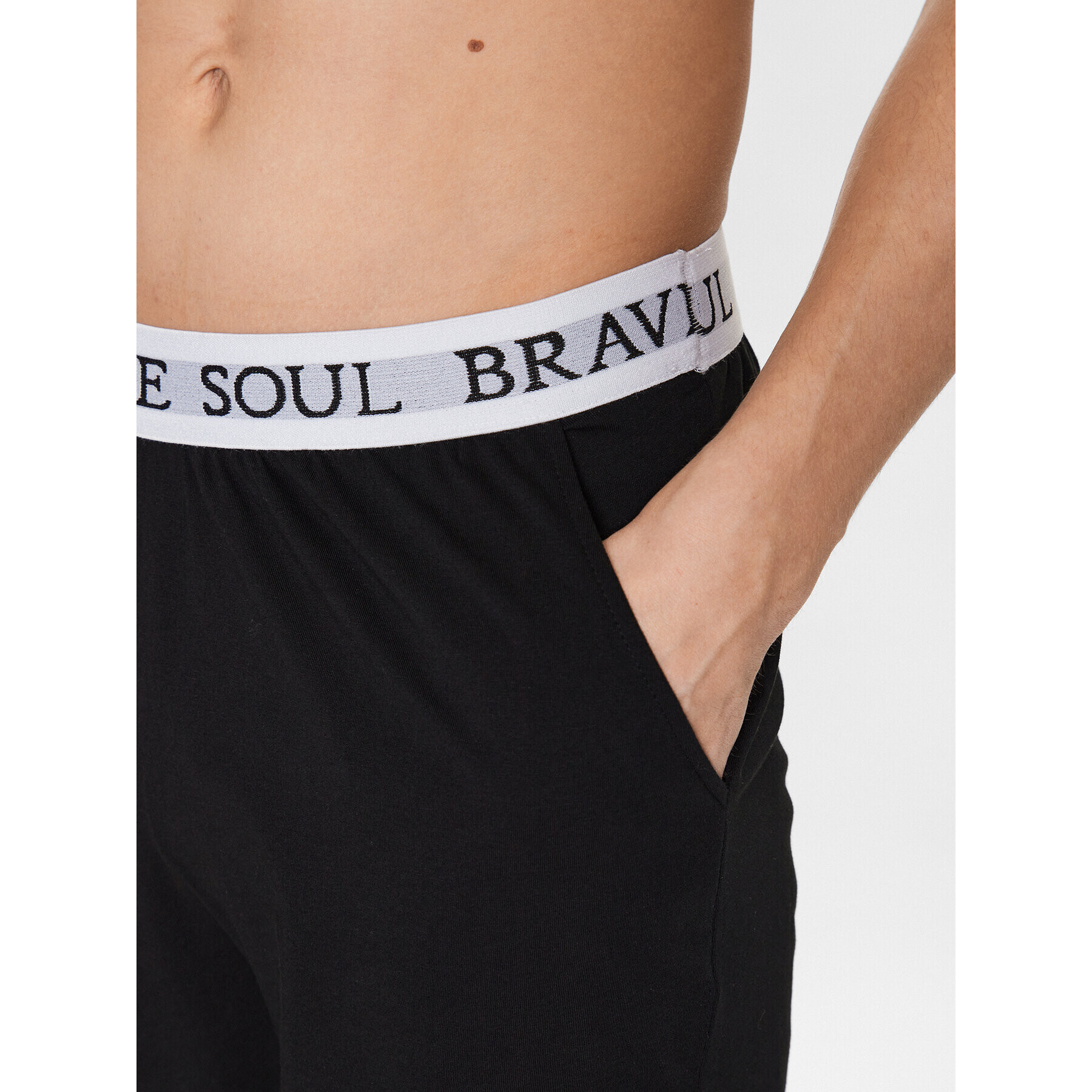 Brave Soul Пижамени шорти MLWB-149KEV Черен Regular Fit - Pepit.bg