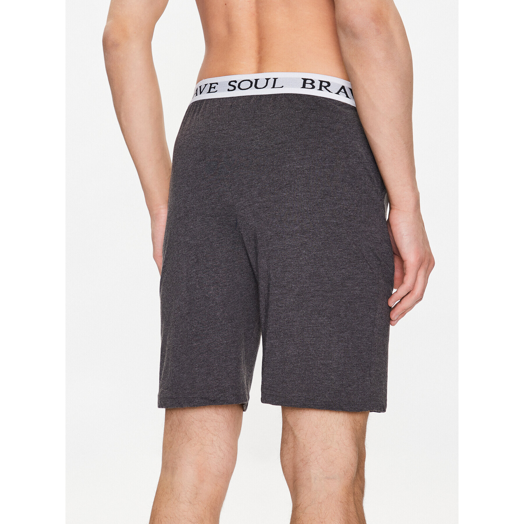 Brave Soul Пижамени шорти MLWB-149KEVCHL Сив Regular Fit - Pepit.bg