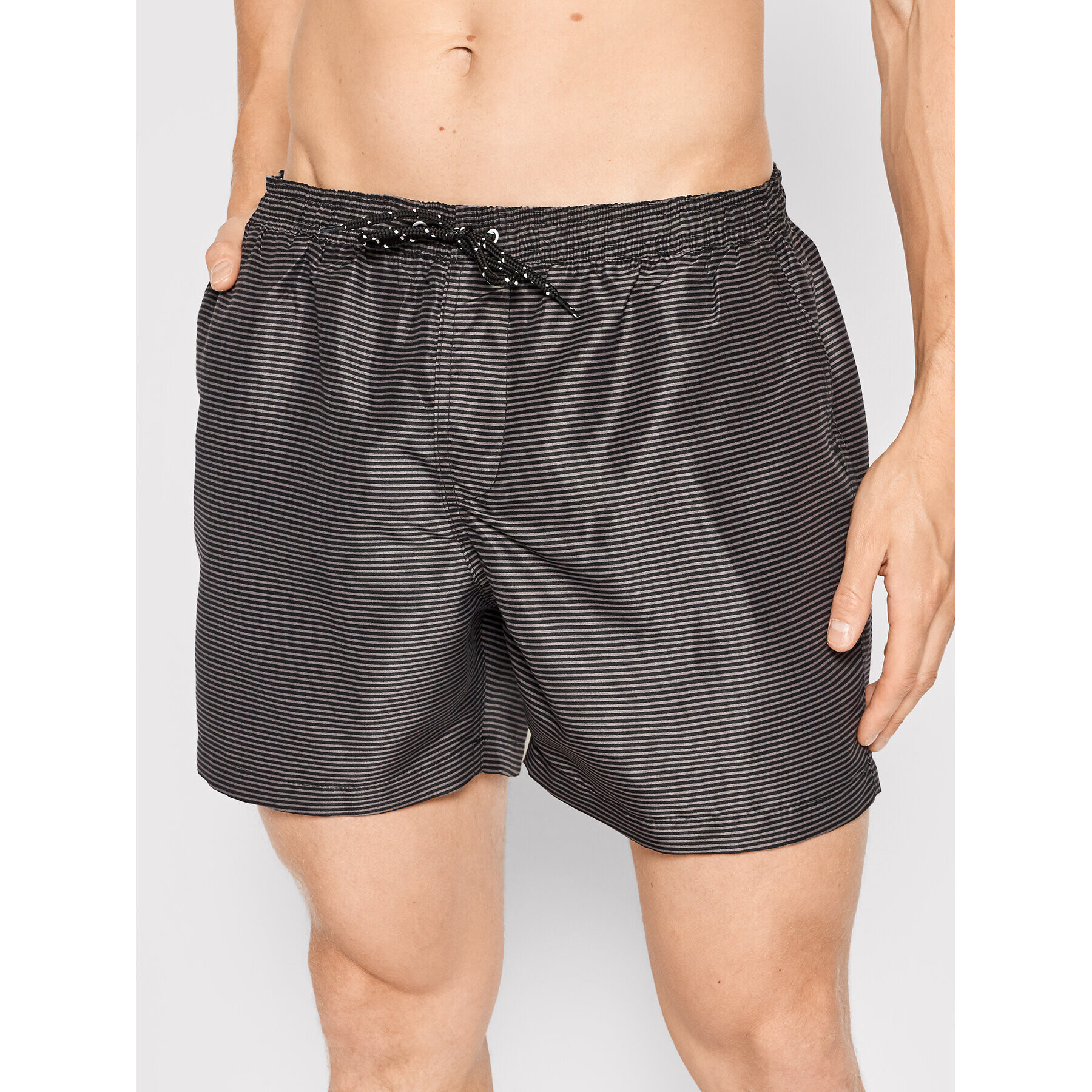 Brave Soul Плувни шорти MSRT-ASCOTPKB Сив Regular Fit - Pepit.bg