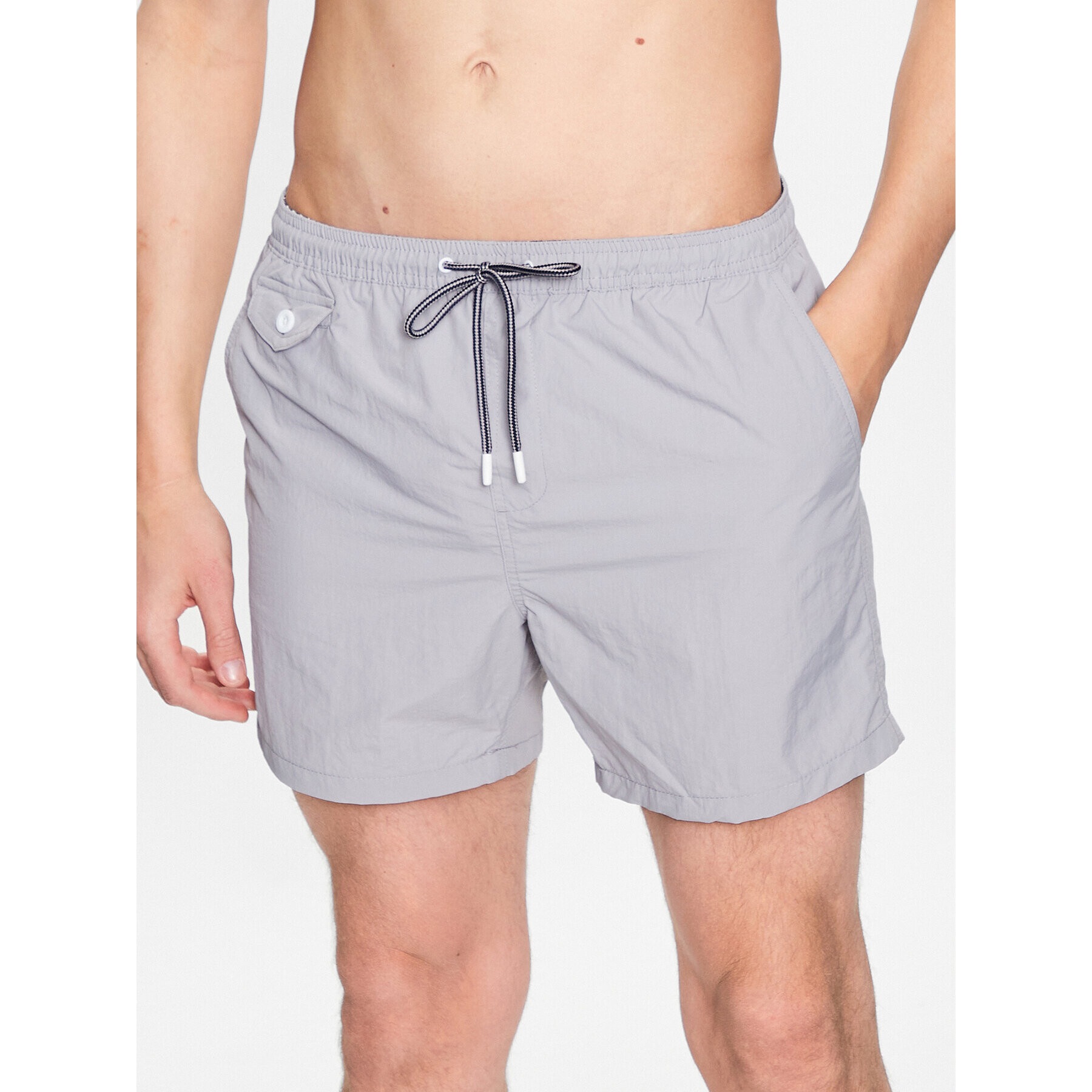 Brave Soul Плувни шорти MSRT-PIER Сив Regular Fit - Pepit.bg