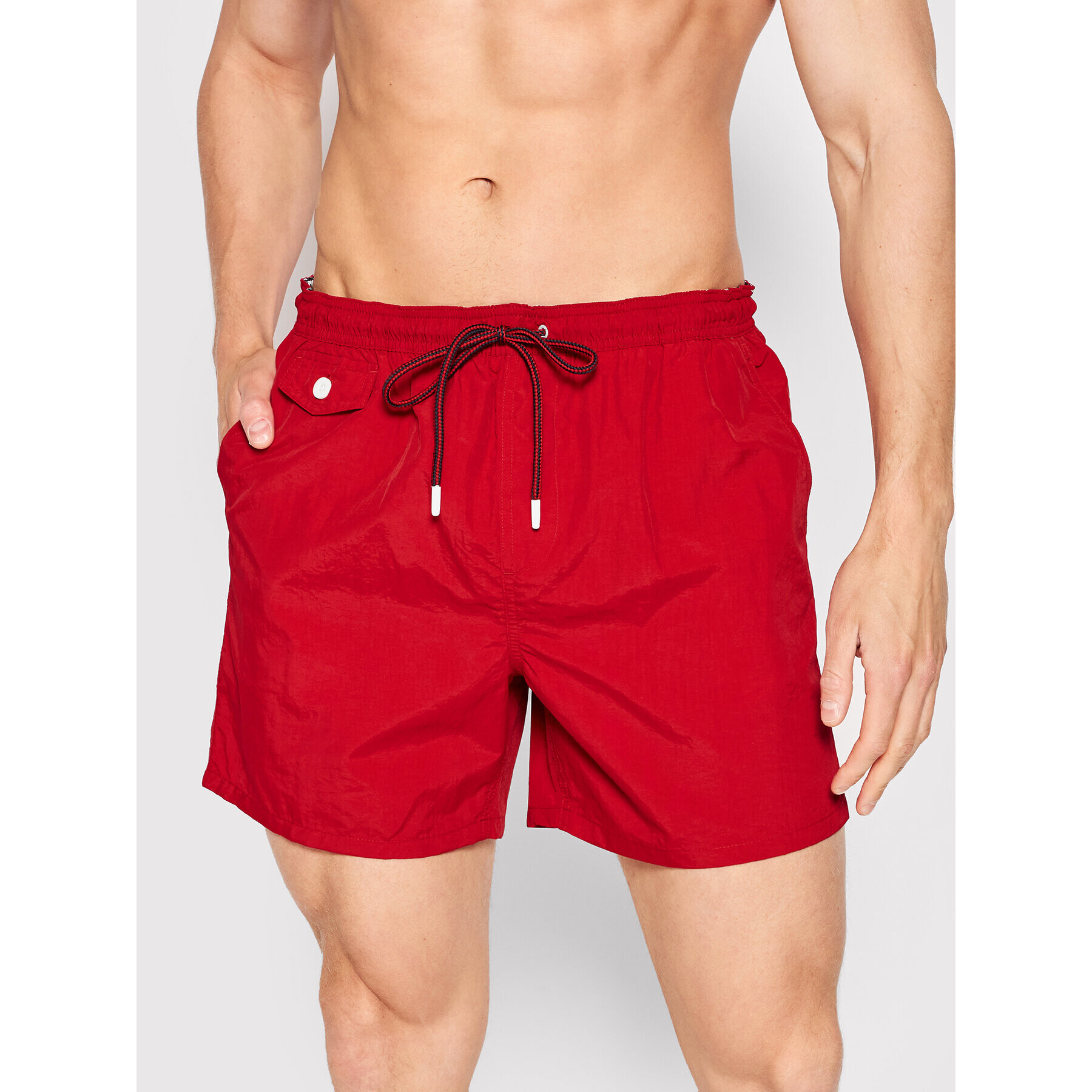 Brave Soul Плувни шорти MSRT-PIERPKA Червен Regular Fit - Pepit.bg