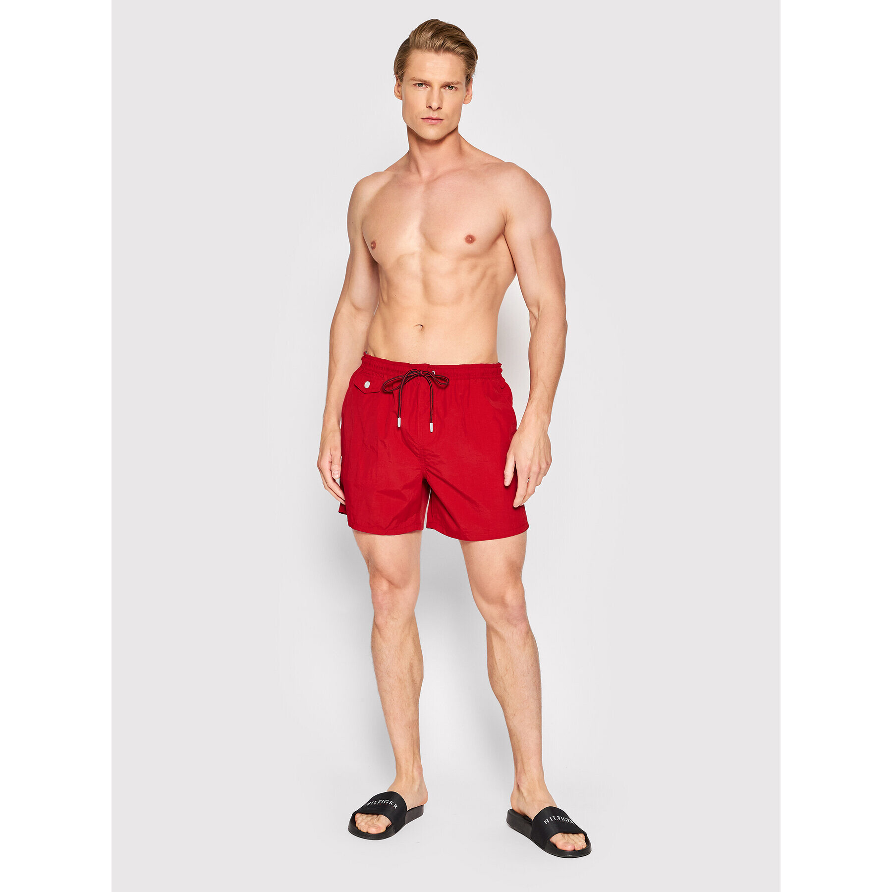 Brave Soul Плувни шорти MSRT-PIERPKA Червен Regular Fit - Pepit.bg