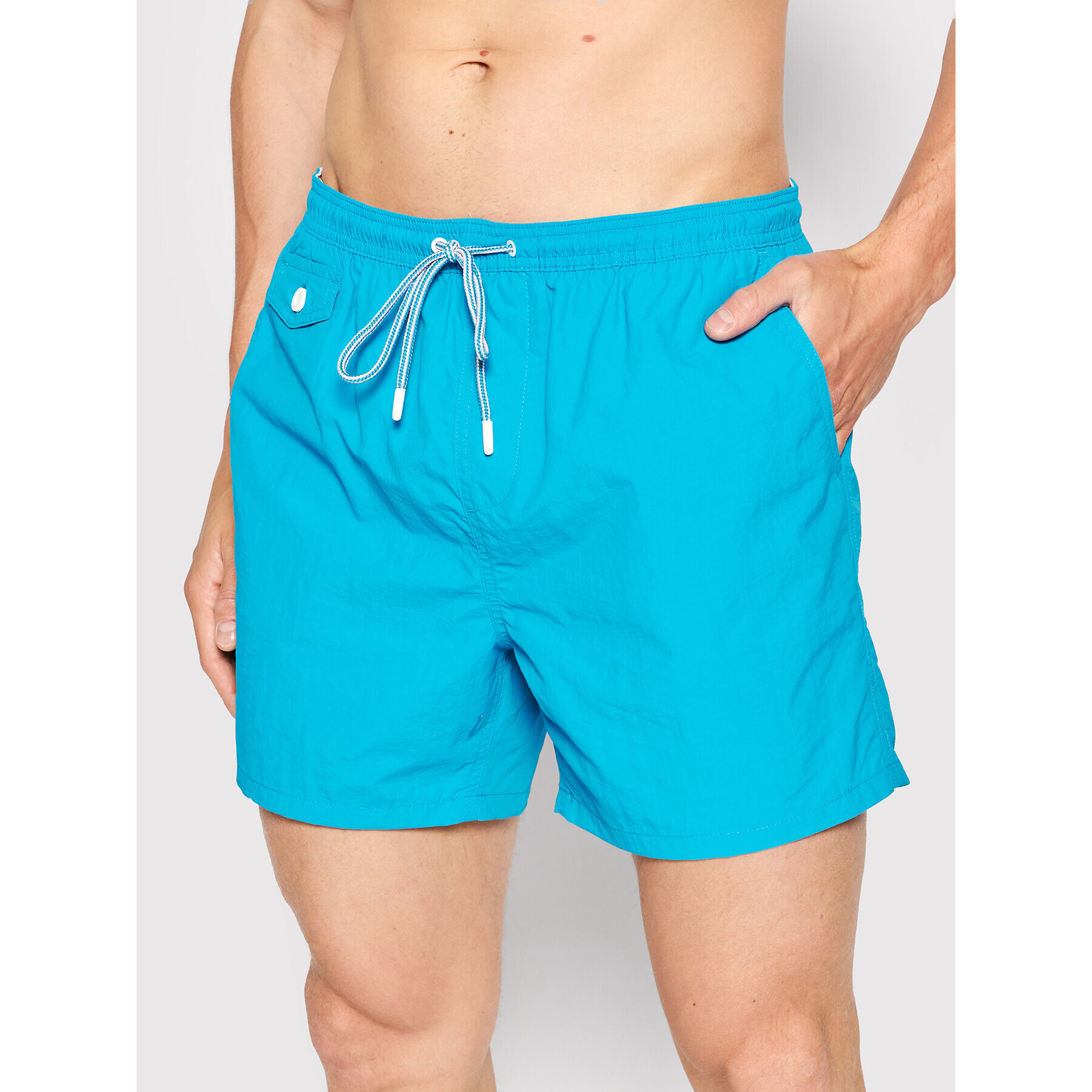 Brave Soul Плувни шорти MSRT-PIERPKF Син Regular Fit - Pepit.bg