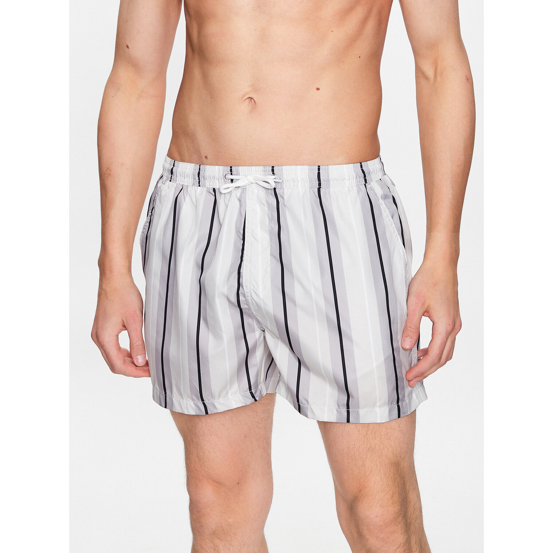 Brave Soul Плувни шорти MSRT-SAND Сив Regular Fit - Pepit.bg