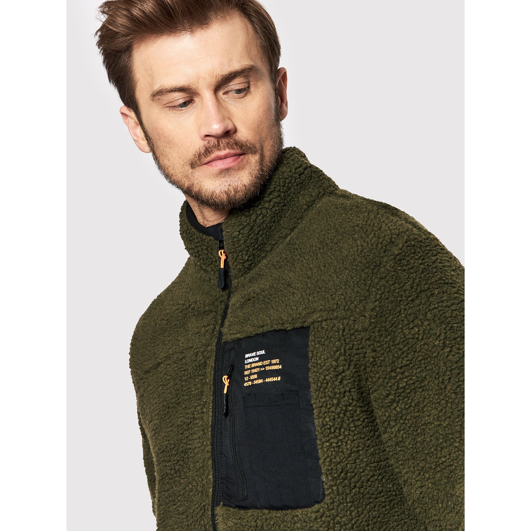 Brave Soul Полар MSS-580LITHIUM Зелен Regular Fit - Pepit.bg