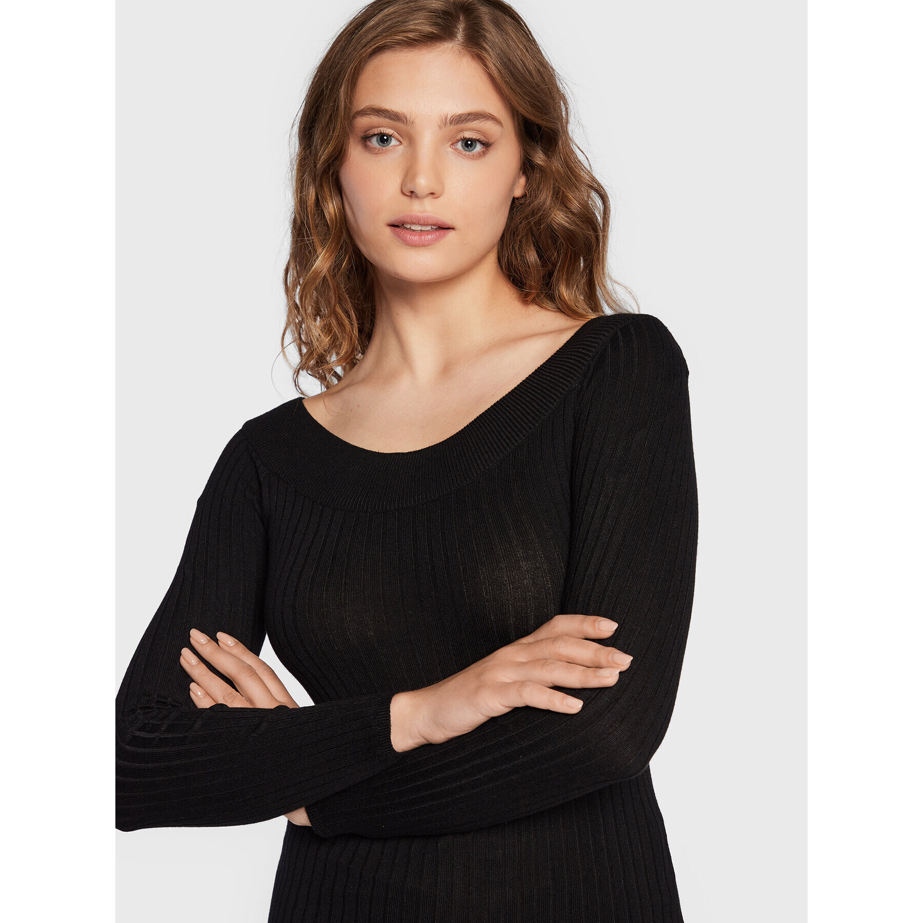 Brave Soul Пуловер LK-237MARIGOLD Черен Slim Fit - Pepit.bg