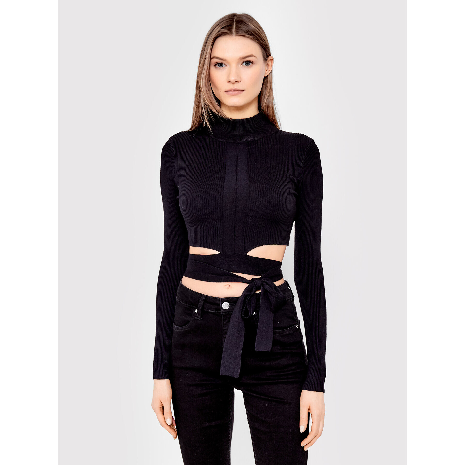 Brave Soul Пуловер LK-36TARA Черен Slim Fit - Pepit.bg