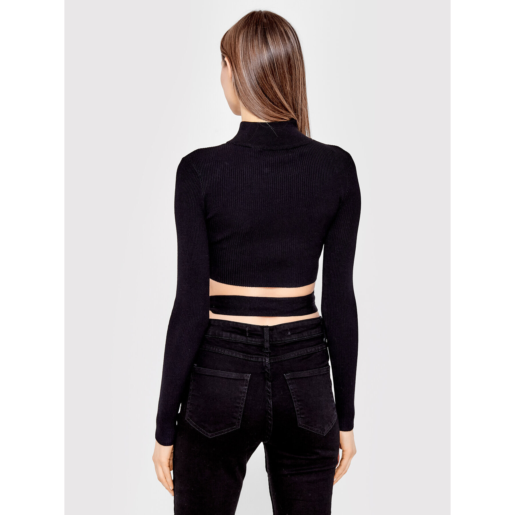 Brave Soul Пуловер LK-36TARA Черен Slim Fit - Pepit.bg