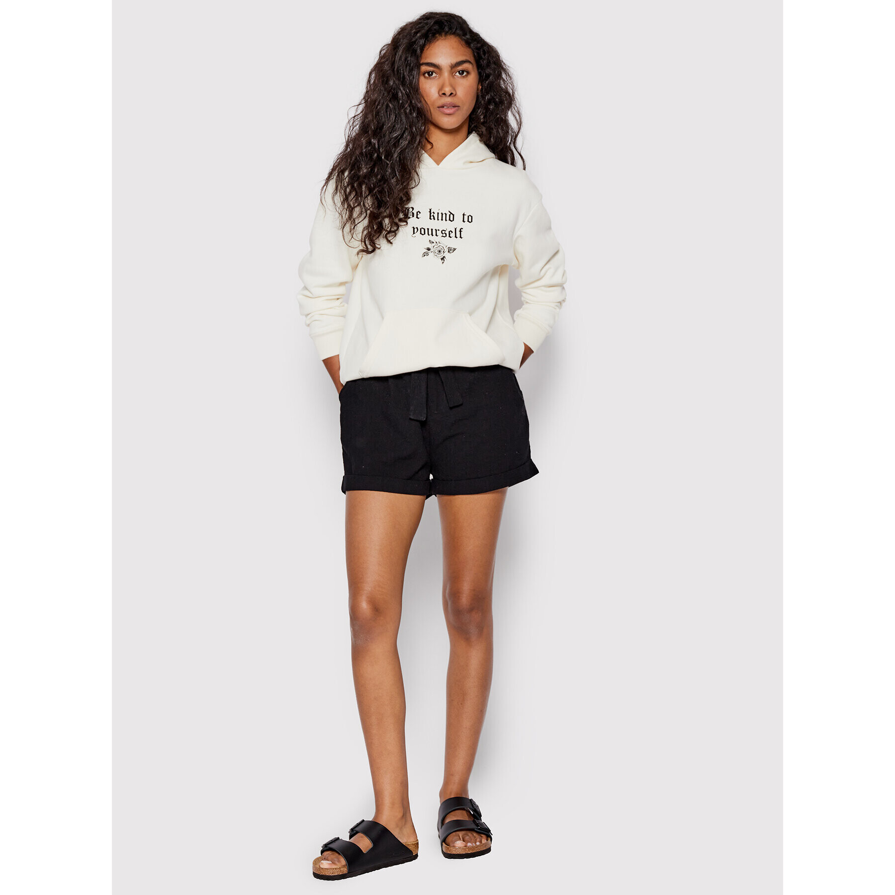 Brave Soul Шорти от плат LSRT-272CLAIRE Черен Regular Fit - Pepit.bg