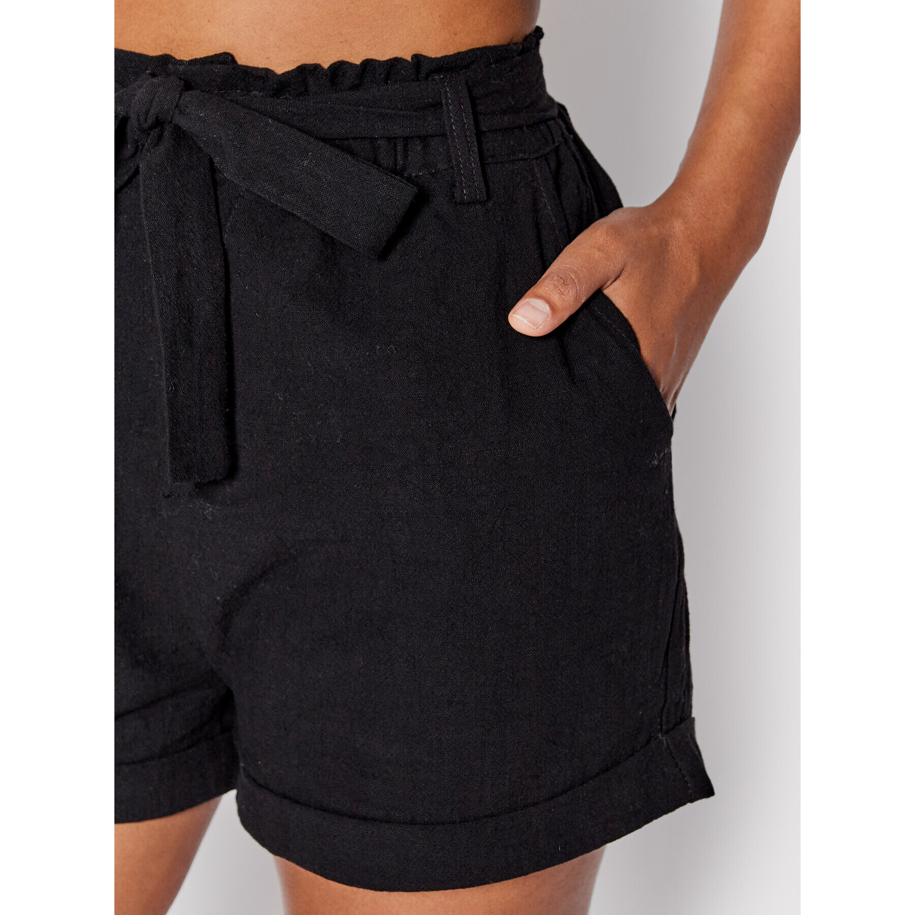 Brave Soul Шорти от плат LSRT-272CLAIRE Черен Regular Fit - Pepit.bg