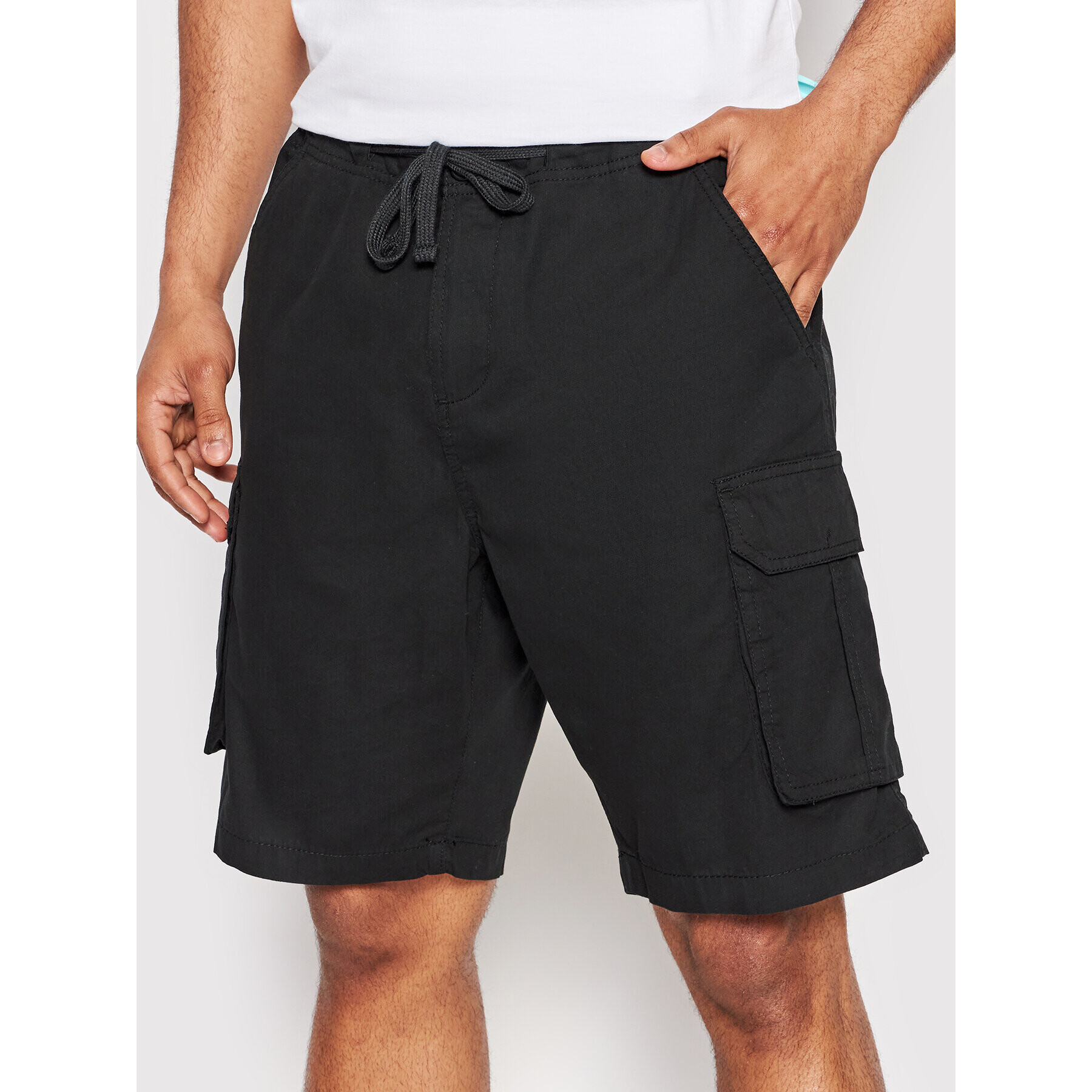 Brave Soul Шорти от плат MSRT-ISLANDPKC Черен Regular Fit - Pepit.bg