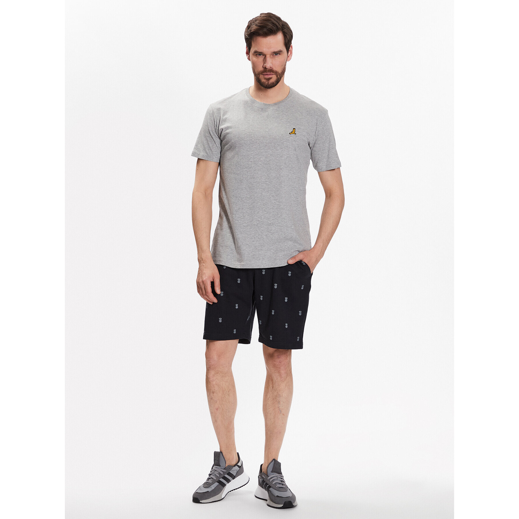 Brave Soul Спортни шорти MSRT-MIGUEL Черен Regular Fit - Pepit.bg