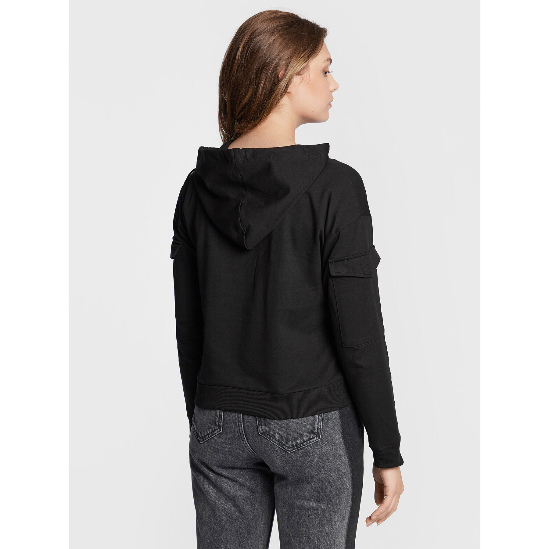 Brave Soul Суитшърт LSS-36ANNIE Черен Regular Fit - Pepit.bg