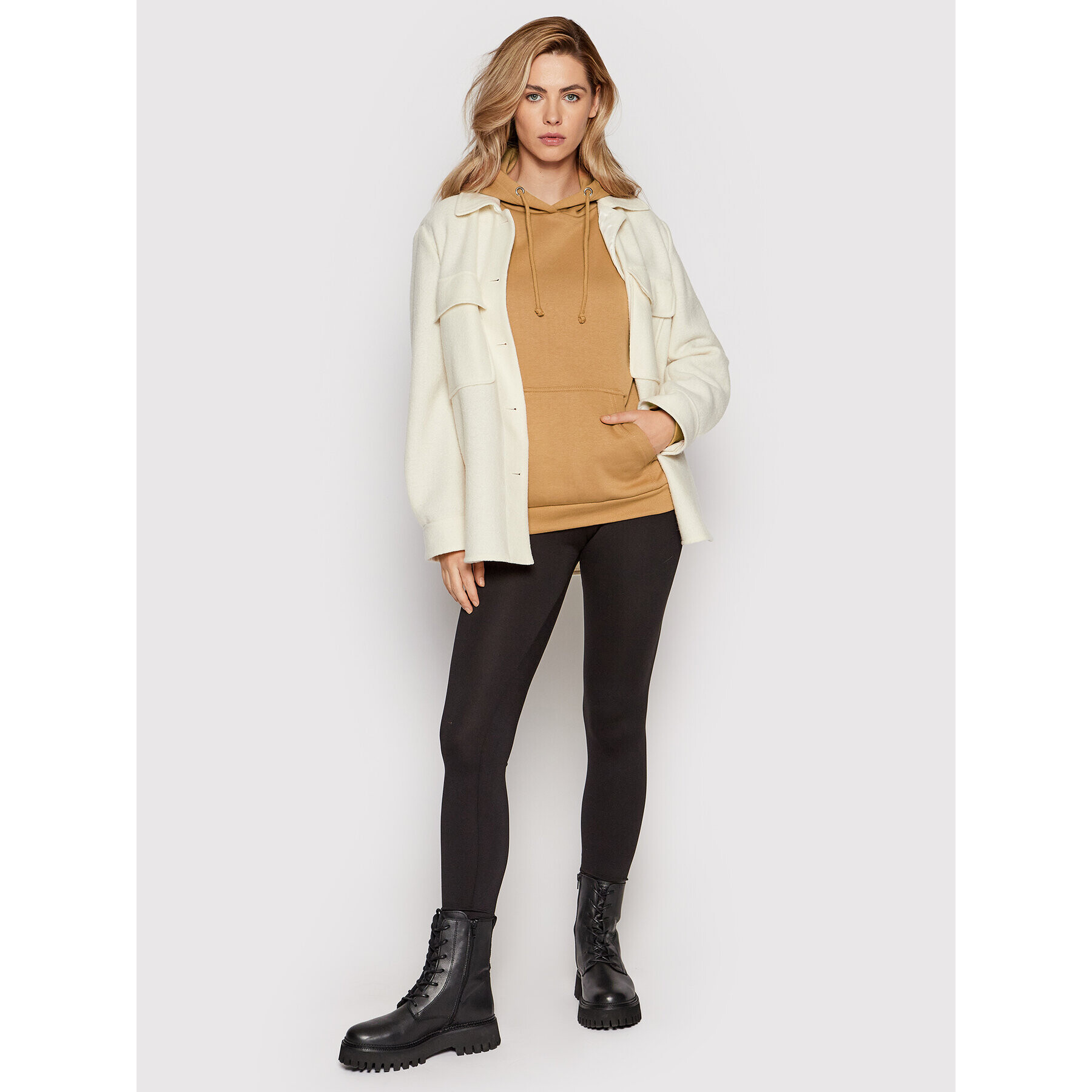 Brave Soul Суитшърт LSS-531CLARA Кафяв Regular Fit - Pepit.bg