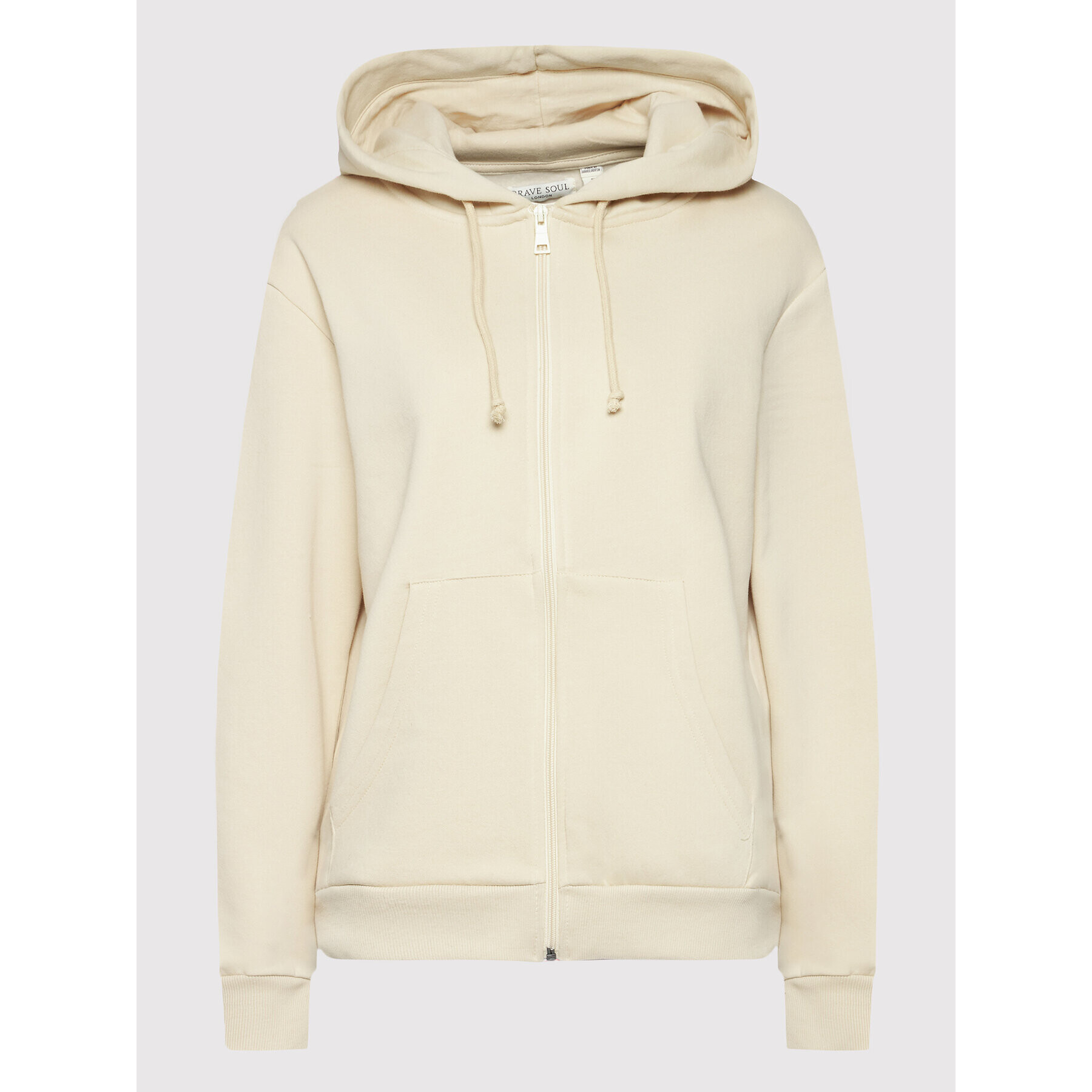 Brave Soul Суитшърт LSS-69AMALI Бежов Regular Fit - Pepit.bg