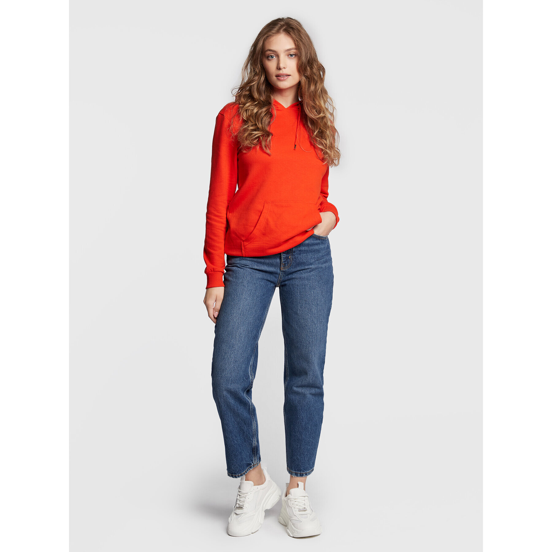 Brave Soul Суитшърт LSS-69CLARA Червен Regular Fit - Pepit.bg