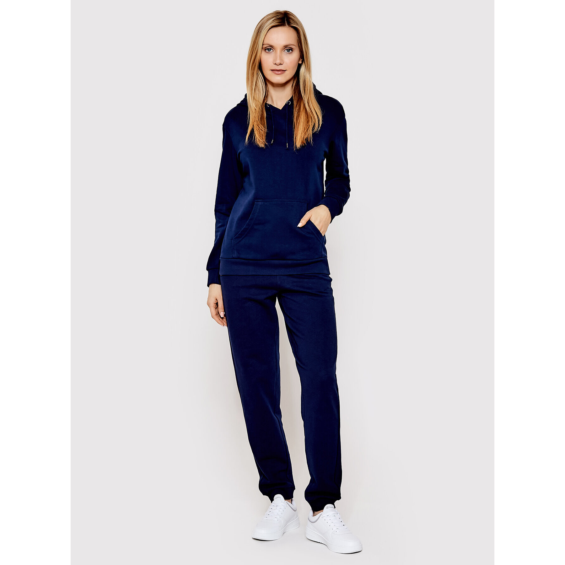 Brave Soul Суитшърт LSS-69CLARA Тъмносин Regular Fit - Pepit.bg
