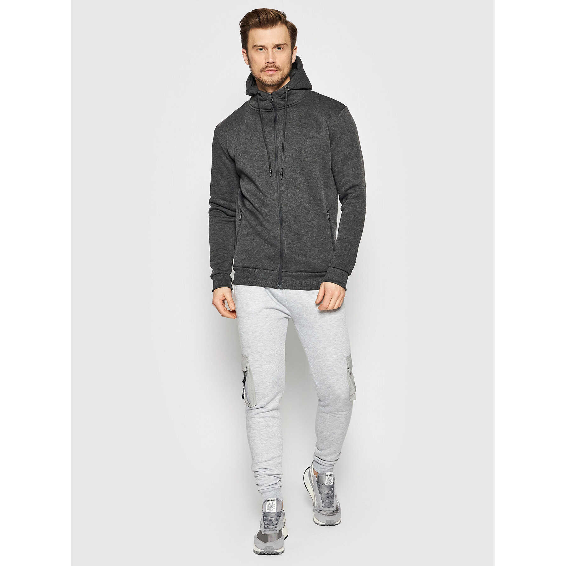 Brave Soul Суитшърт MJS-516LANISTERB Сив Regular Fit - Pepit.bg