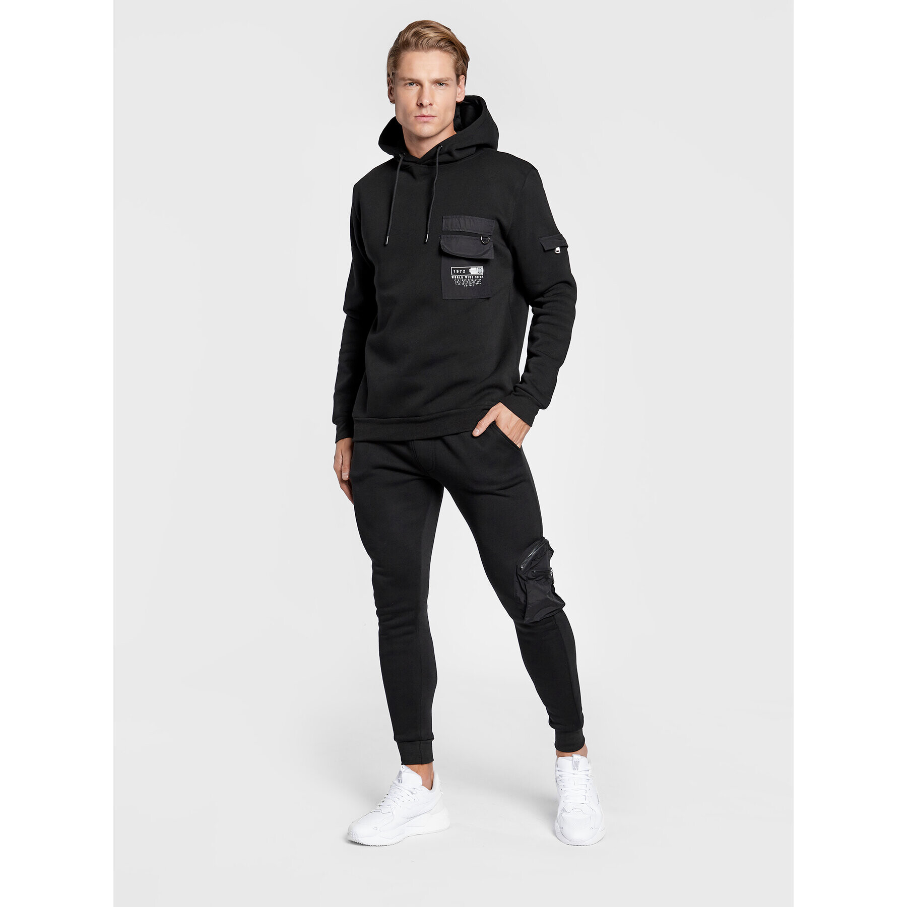 Brave Soul Суитшърт MSS-516CHELSEA Черен Regular Fit - Pepit.bg