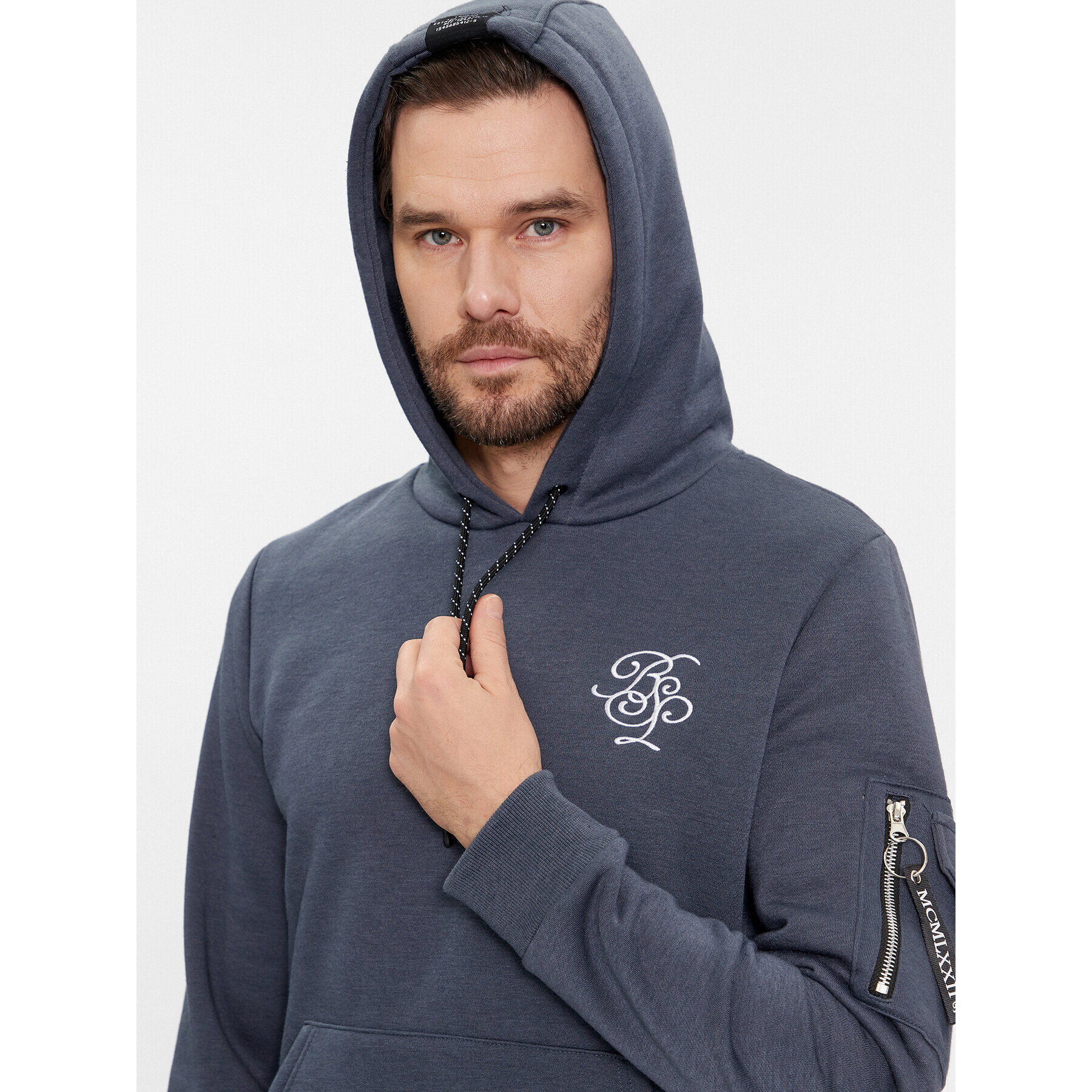 Brave Soul Суитшърт MSS-614AITCH Тъмносин Regular Fit - Pepit.bg