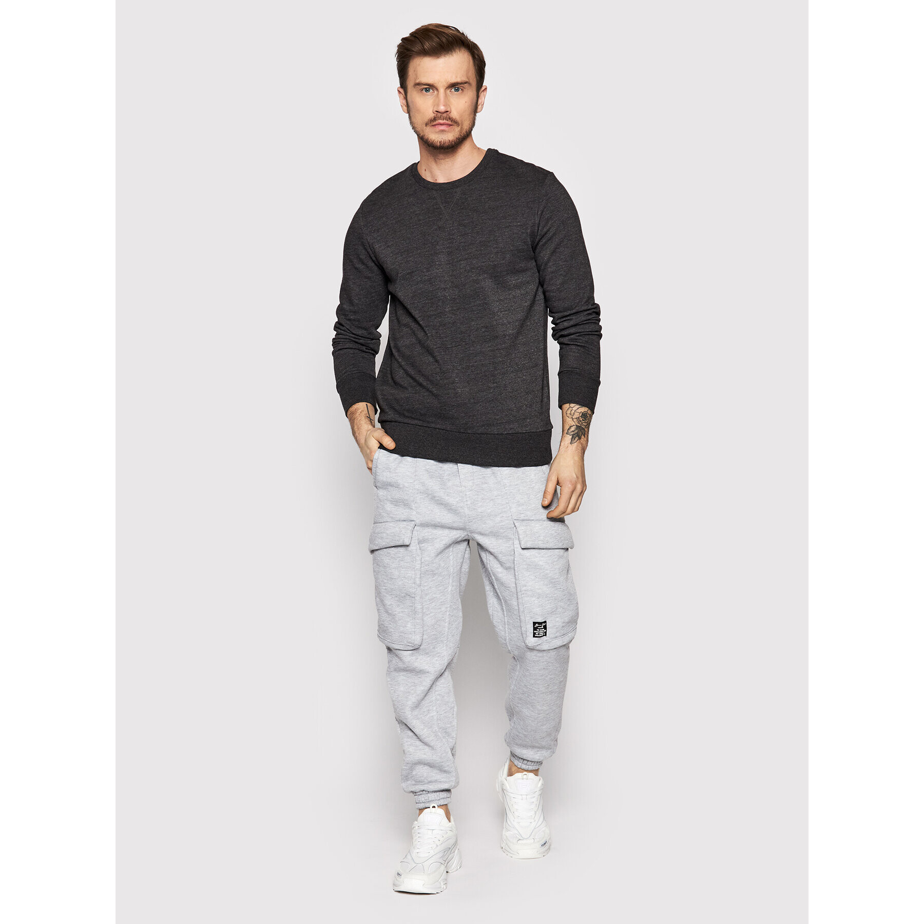 Brave Soul Суитшърт MSS-69JONES3 Сив Regular Fit - Pepit.bg