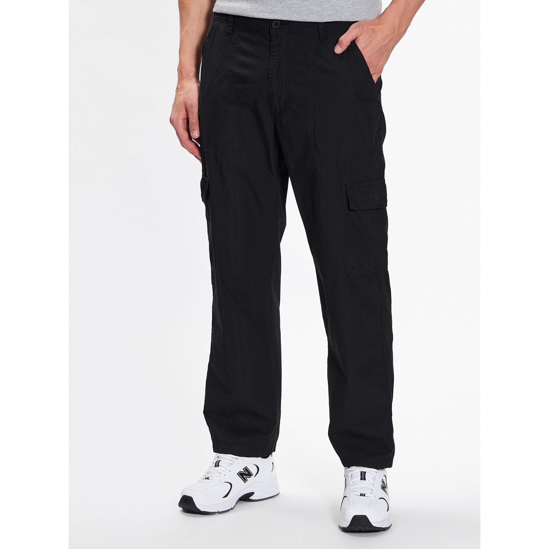 Brave Soul Текстилни панталони MTR-PITMAN Черен Regular Fit - Pepit.bg