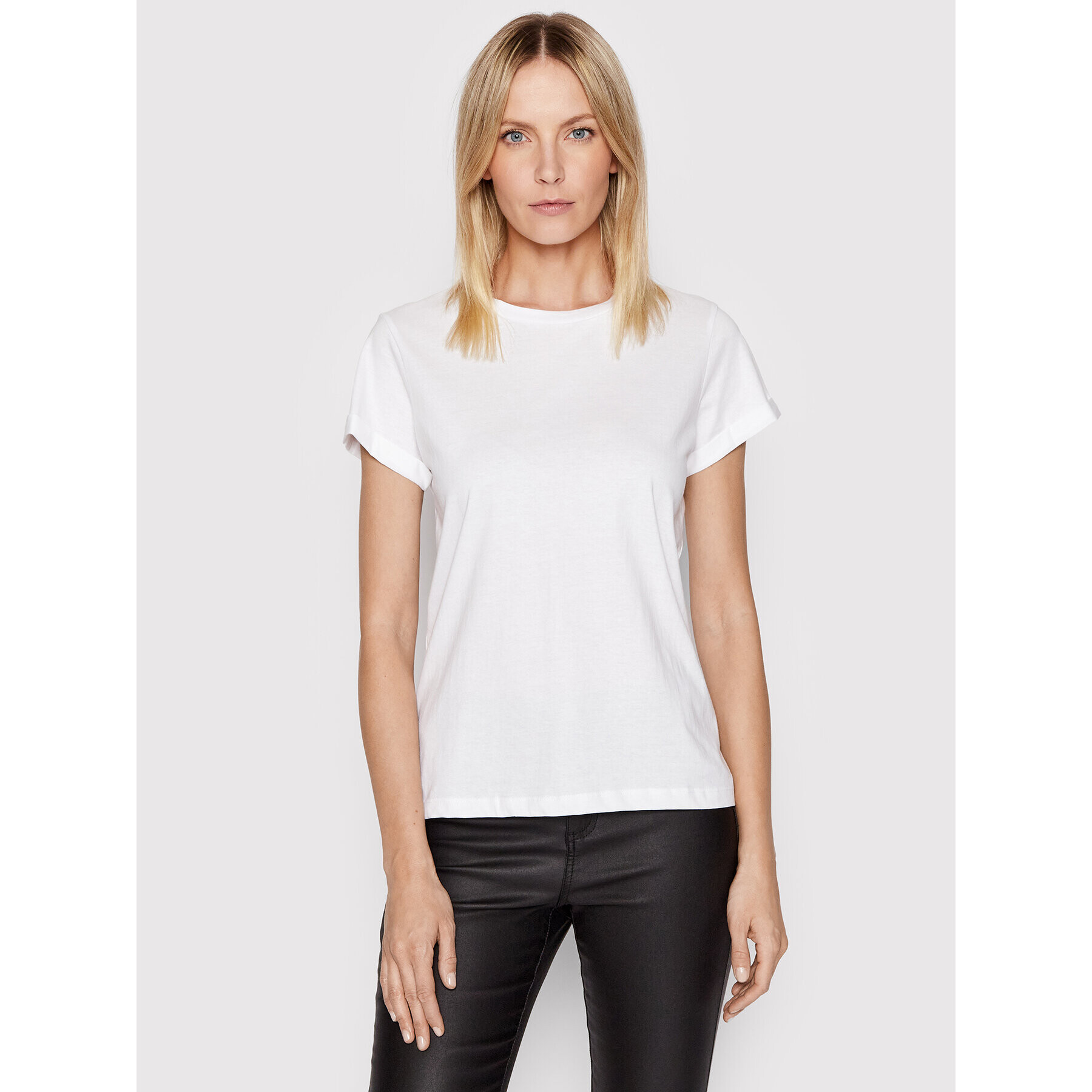 Brave Soul Тишърт LTS-149ELEANORWH Бял Regular Fit - Pepit.bg