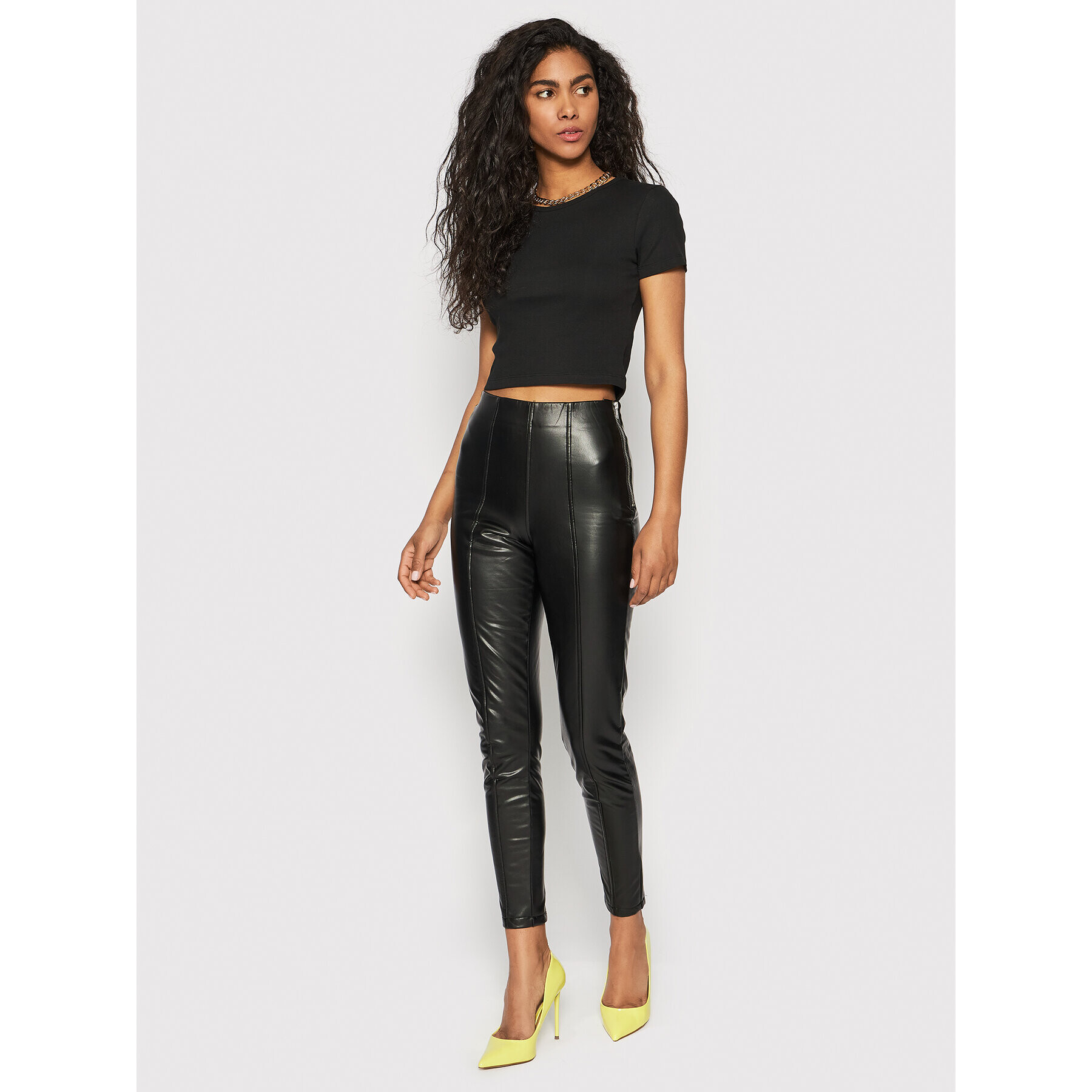 Brave Soul Тишърт LTS-149MILEY Черен Slim Fit - Pepit.bg