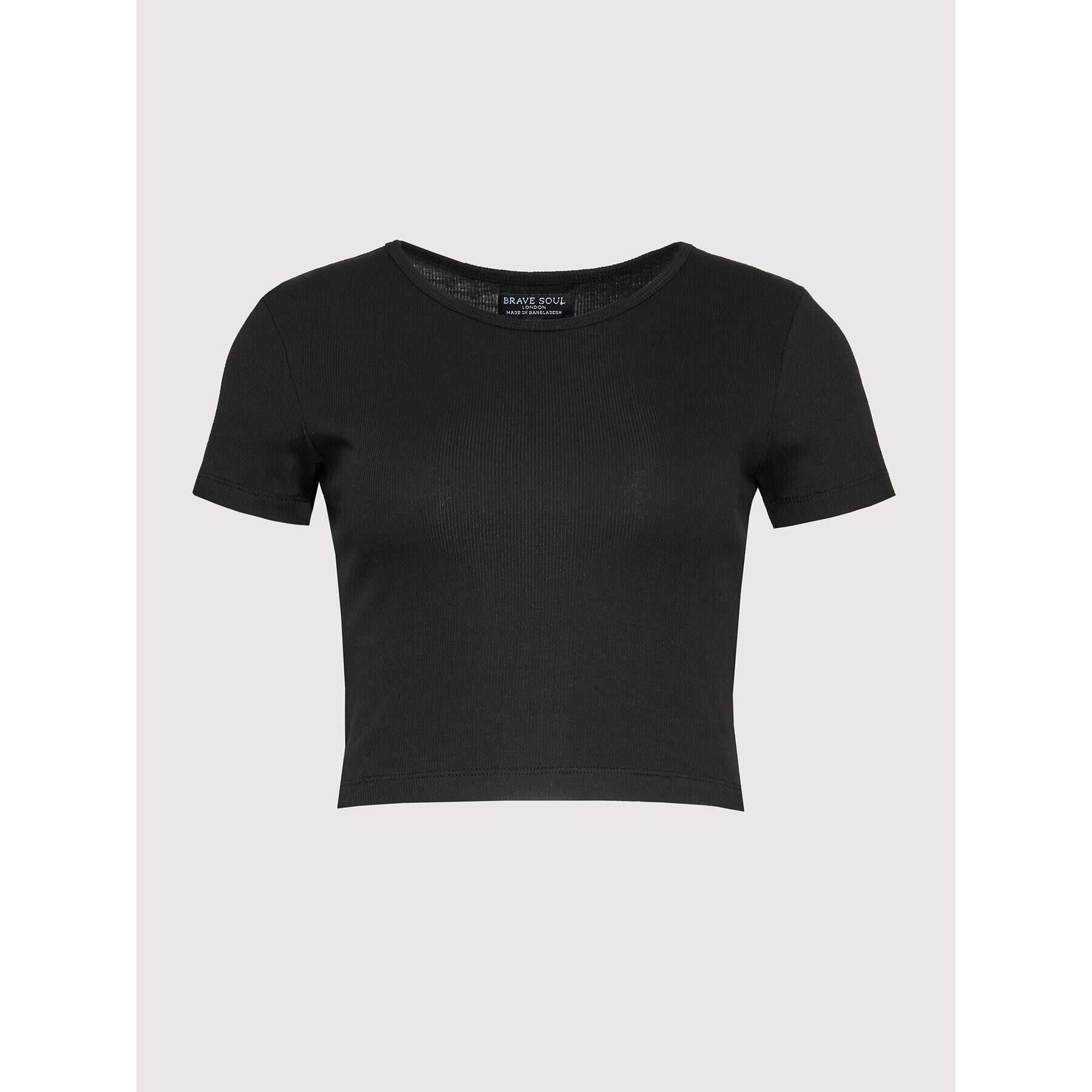 Brave Soul Тишърт LTS-149MILEY Черен Slim Fit - Pepit.bg
