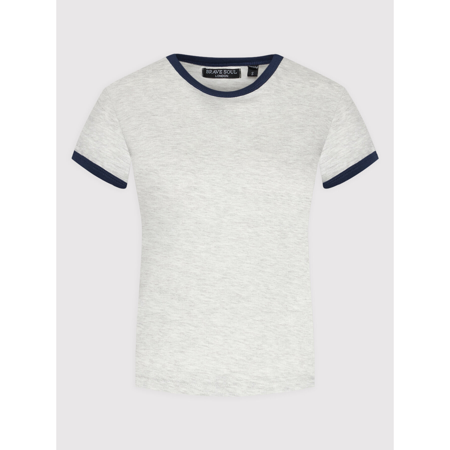 Brave Soul Тишърт LTS-36CLAUDIA Сив Regular Fit - Pepit.bg