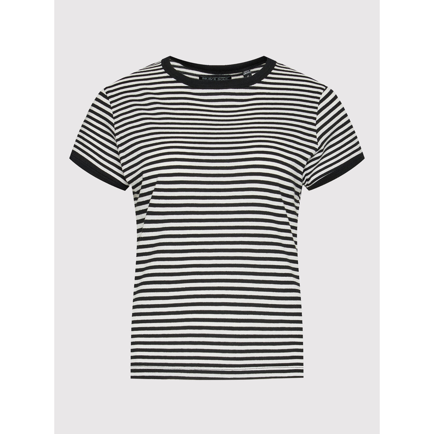 Brave Soul Тишърт LTS-36VITA Черен Regular Fit - Pepit.bg