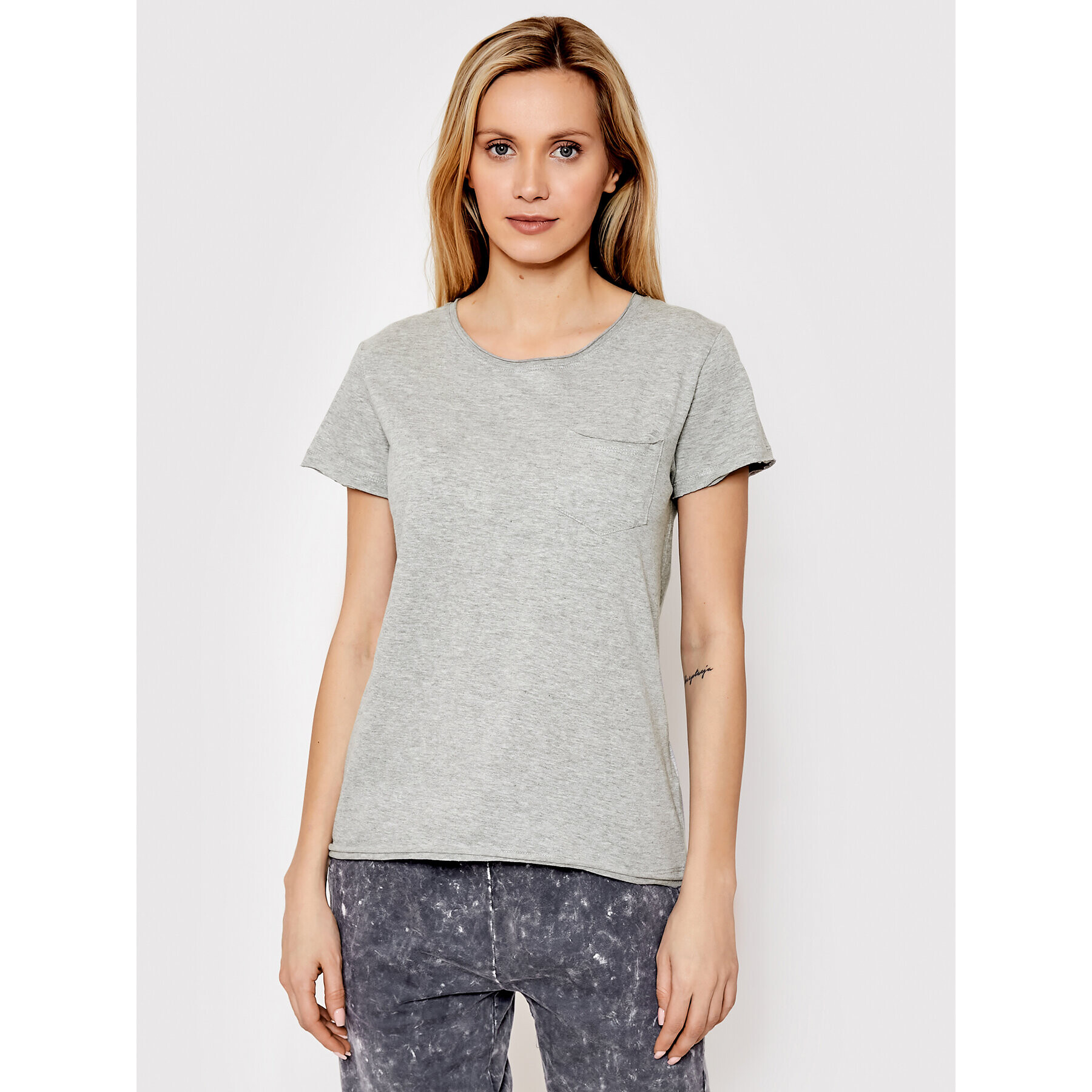 Brave Soul Тишърт LTS-544FRESHA Сив Relaxed Fit - Pepit.bg