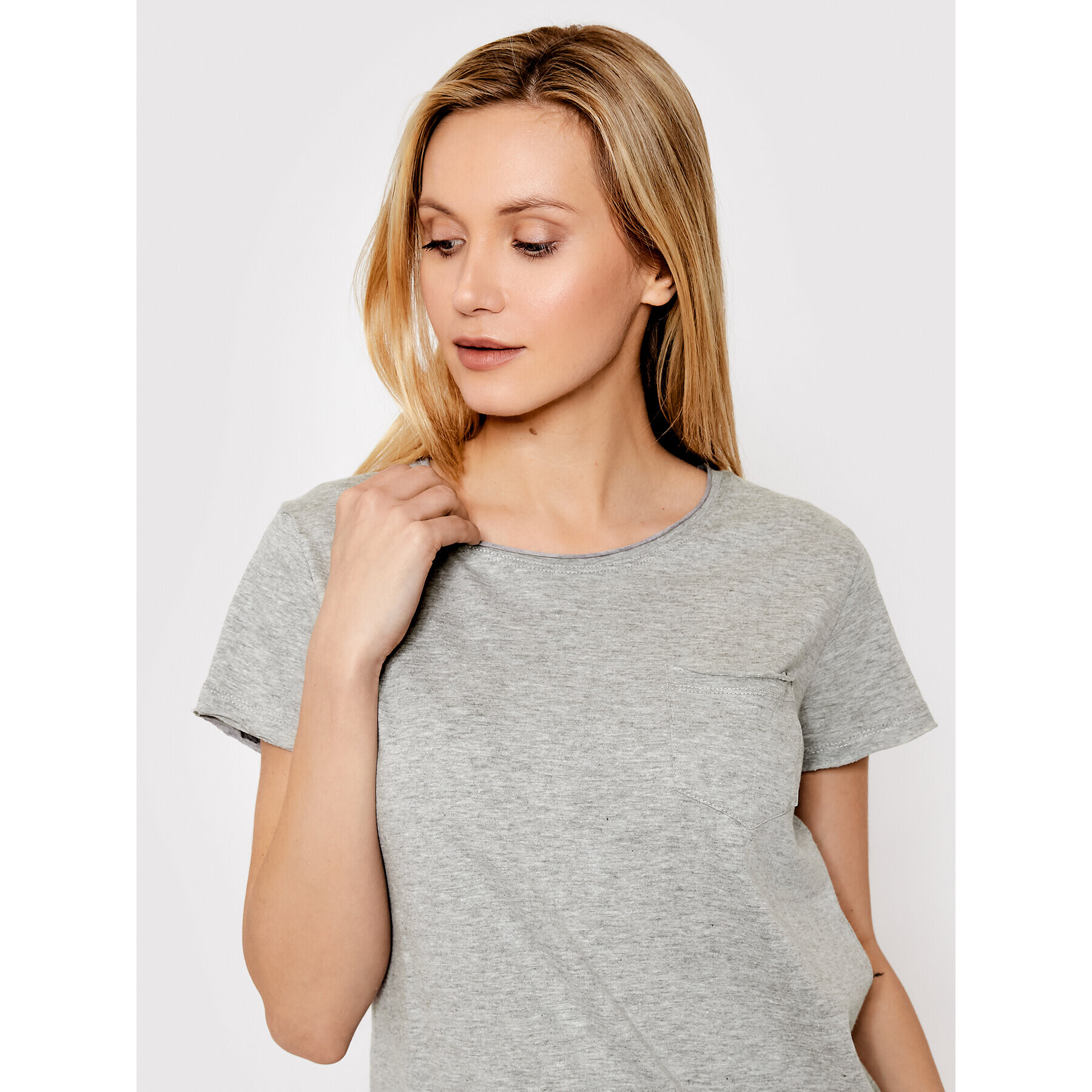 Brave Soul Тишърт LTS-544FRESHA Сив Relaxed Fit - Pepit.bg