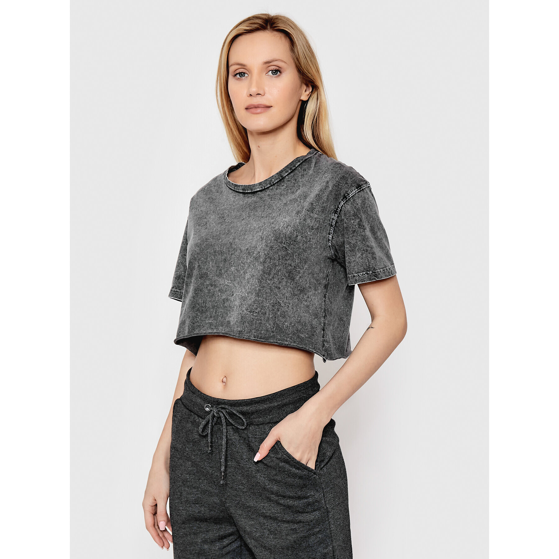 Brave Soul Тишърт LTS-568ANGEL Сив Relaxed Fit - Pepit.bg