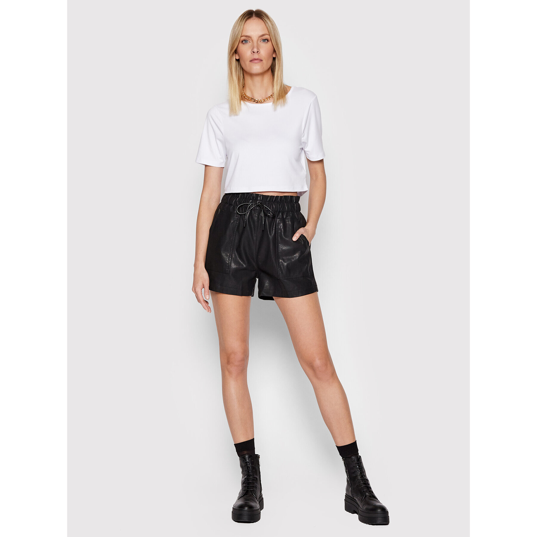 Brave Soul Тишърт LTS-589JANICE Бял Regular Fit - Pepit.bg