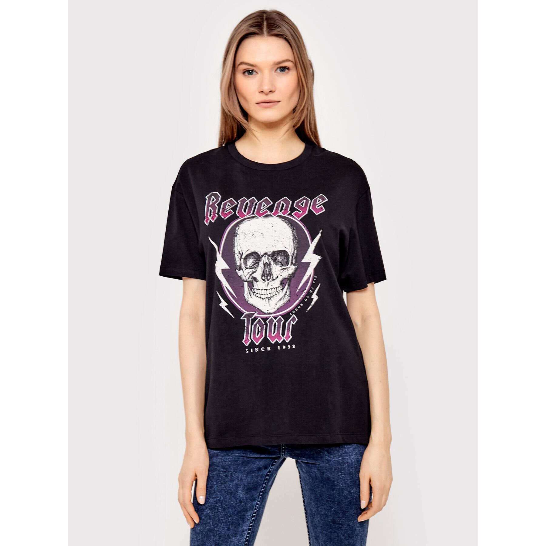 Brave Soul Тишърт LTS-69REVENGE Черен Regular Fit - Pepit.bg