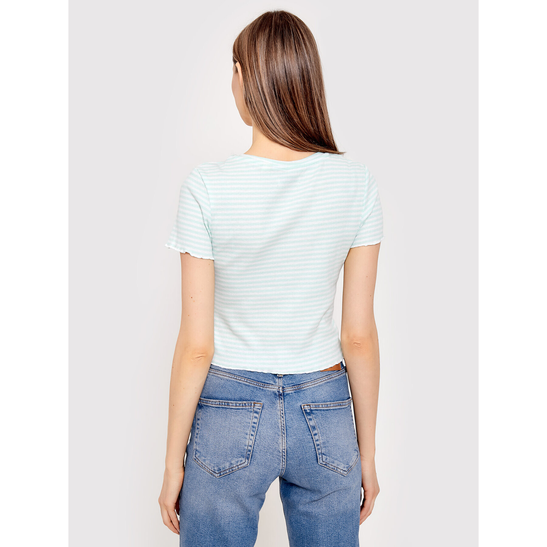 Brave Soul Тишърт LTS-69SADIE Зелен Slim Fit - Pepit.bg