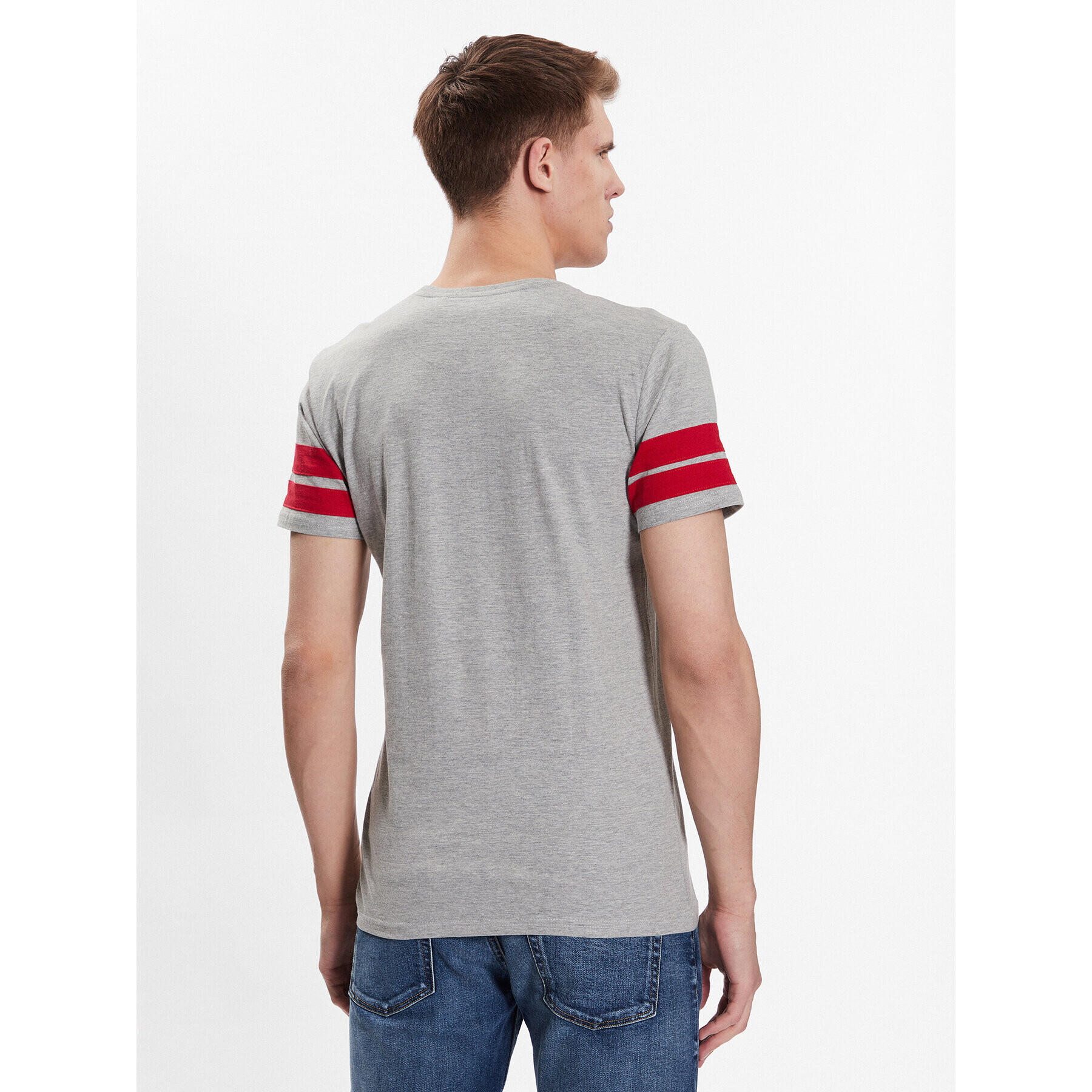 Brave Soul Тишърт MTS-149ALFARO Сив Regular Fit - Pepit.bg