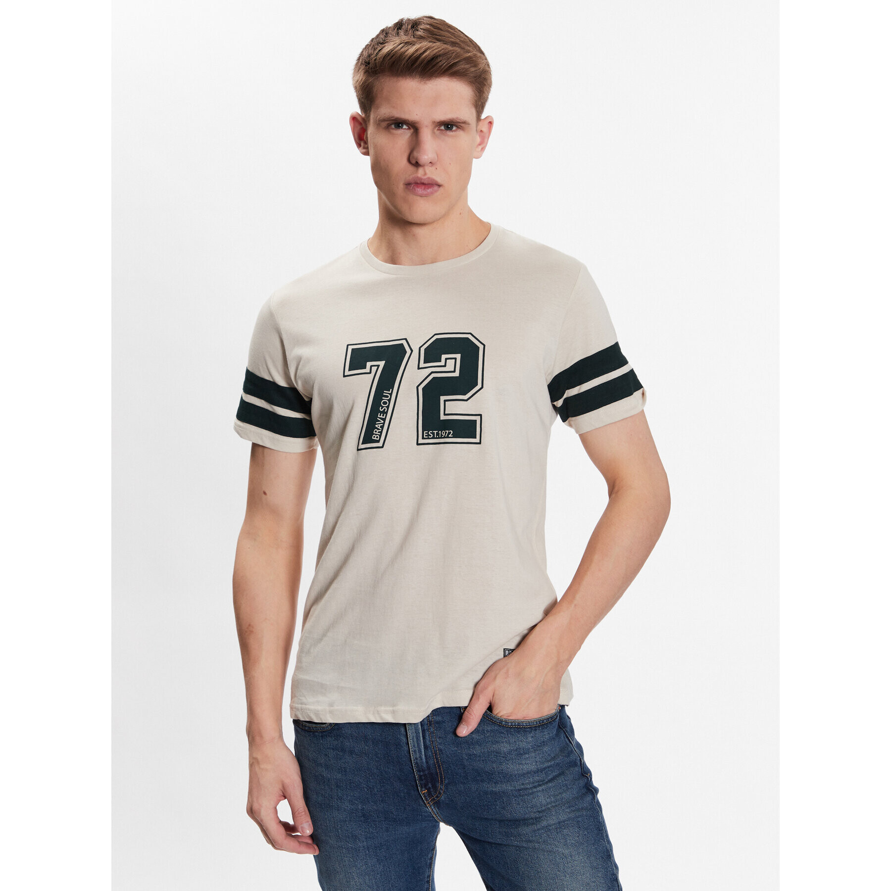 Brave Soul Тишърт MTS-149ALFARO Цветен Regular Fit - Pepit.bg