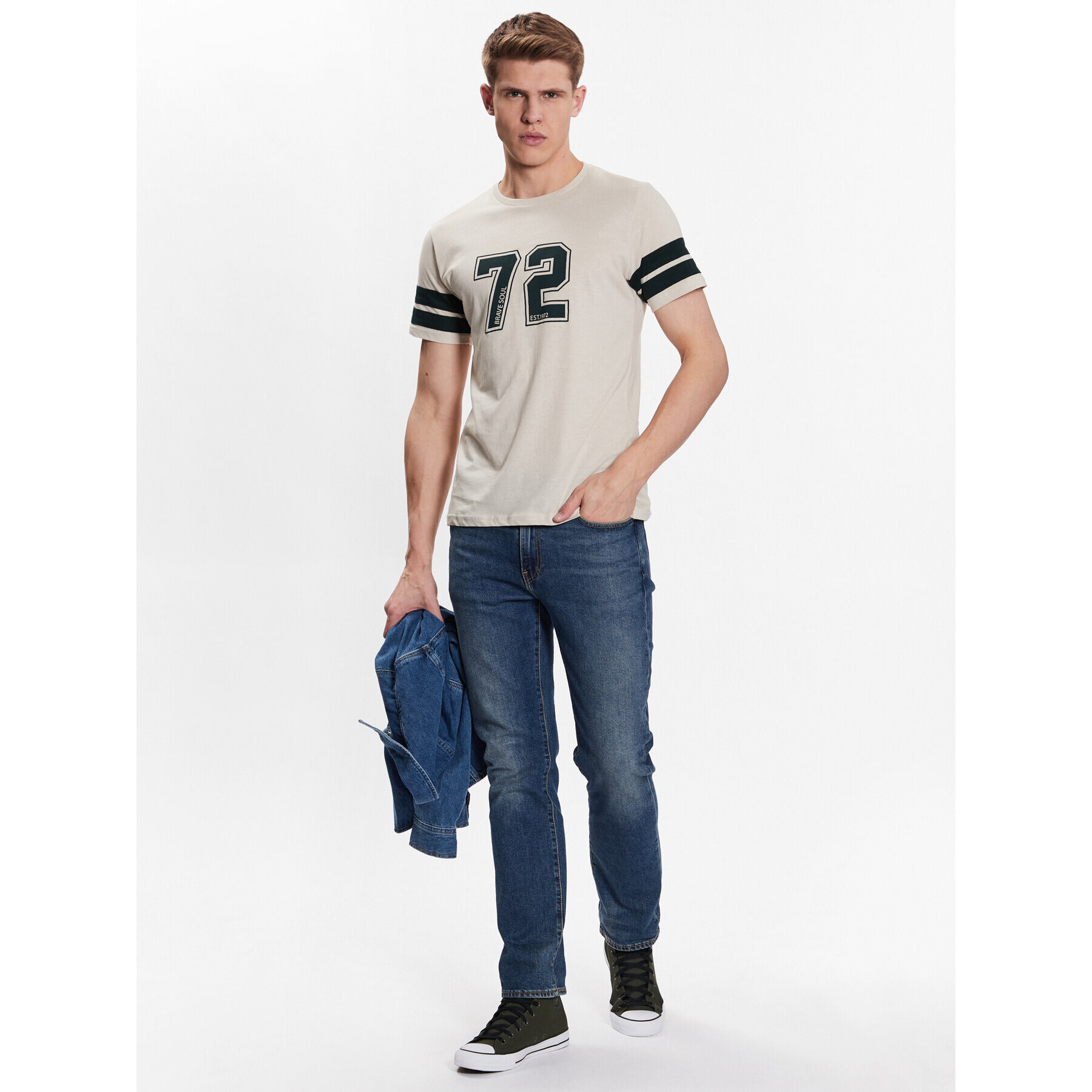 Brave Soul Тишърт MTS-149ALFARO Цветен Regular Fit - Pepit.bg