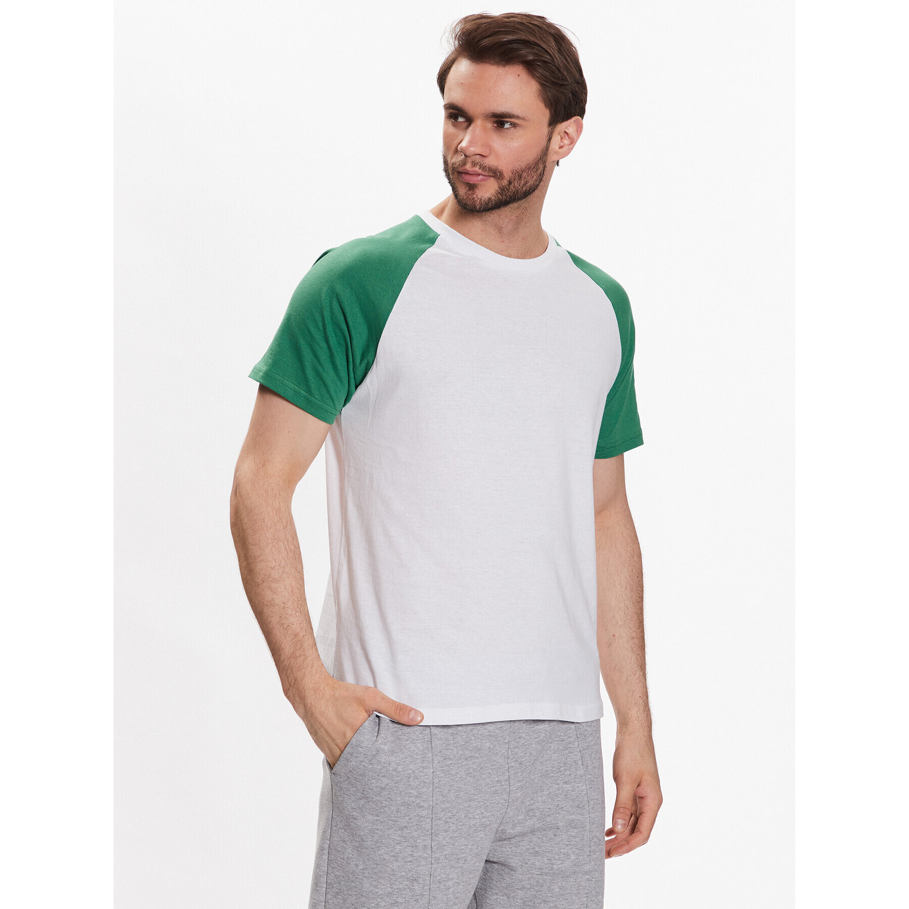 Brave Soul Тишърт MTS-149BAPTISTI Бял Regular Fit - Pepit.bg