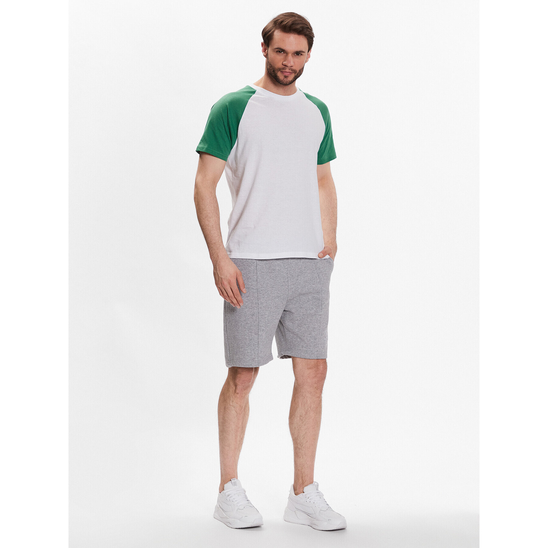 Brave Soul Тишърт MTS-149BAPTISTI Бял Regular Fit - Pepit.bg
