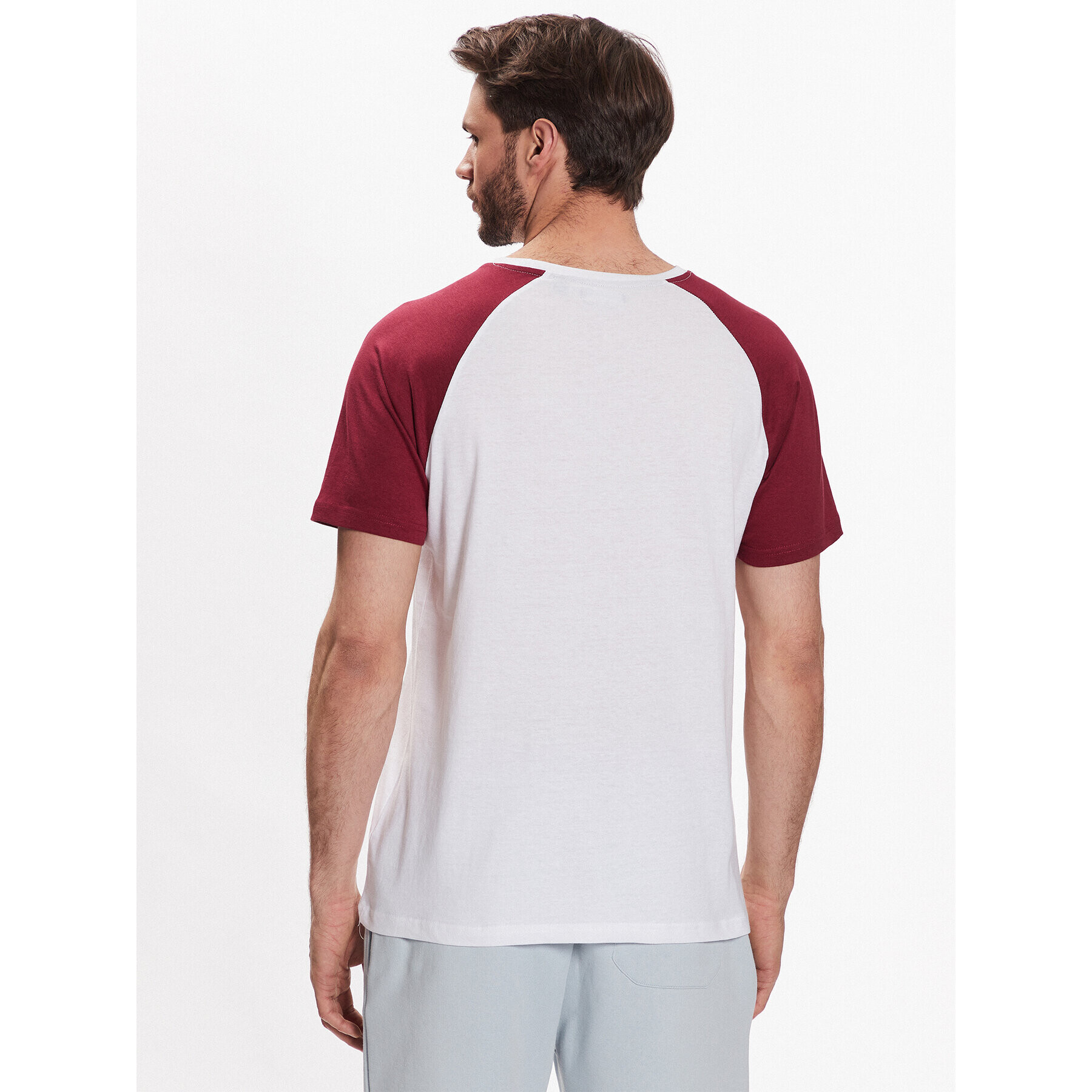 Brave Soul Тишърт MTS-149BAPTISTI Бял Regular Fit - Pepit.bg