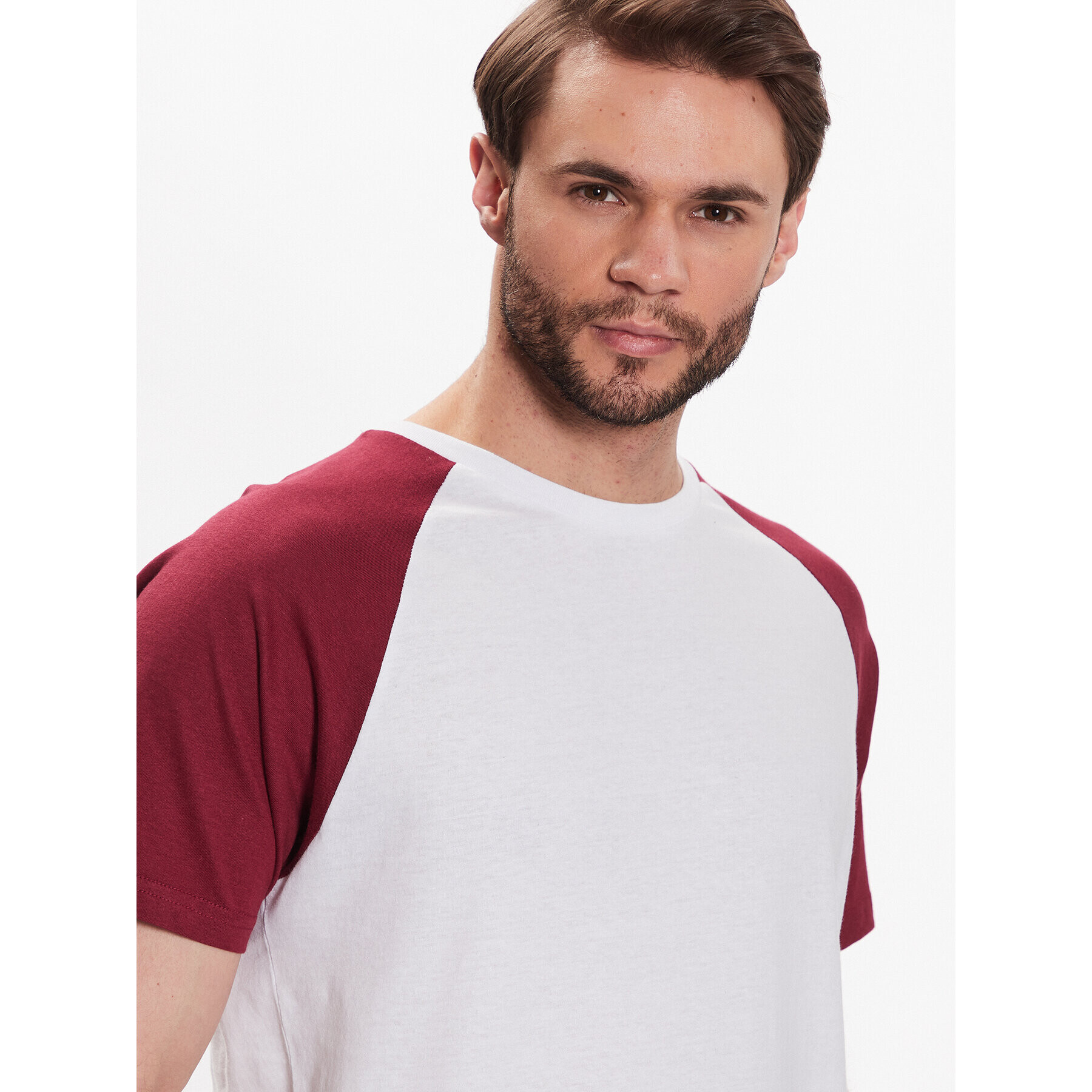 Brave Soul Тишърт MTS-149BAPTISTI Бял Regular Fit - Pepit.bg