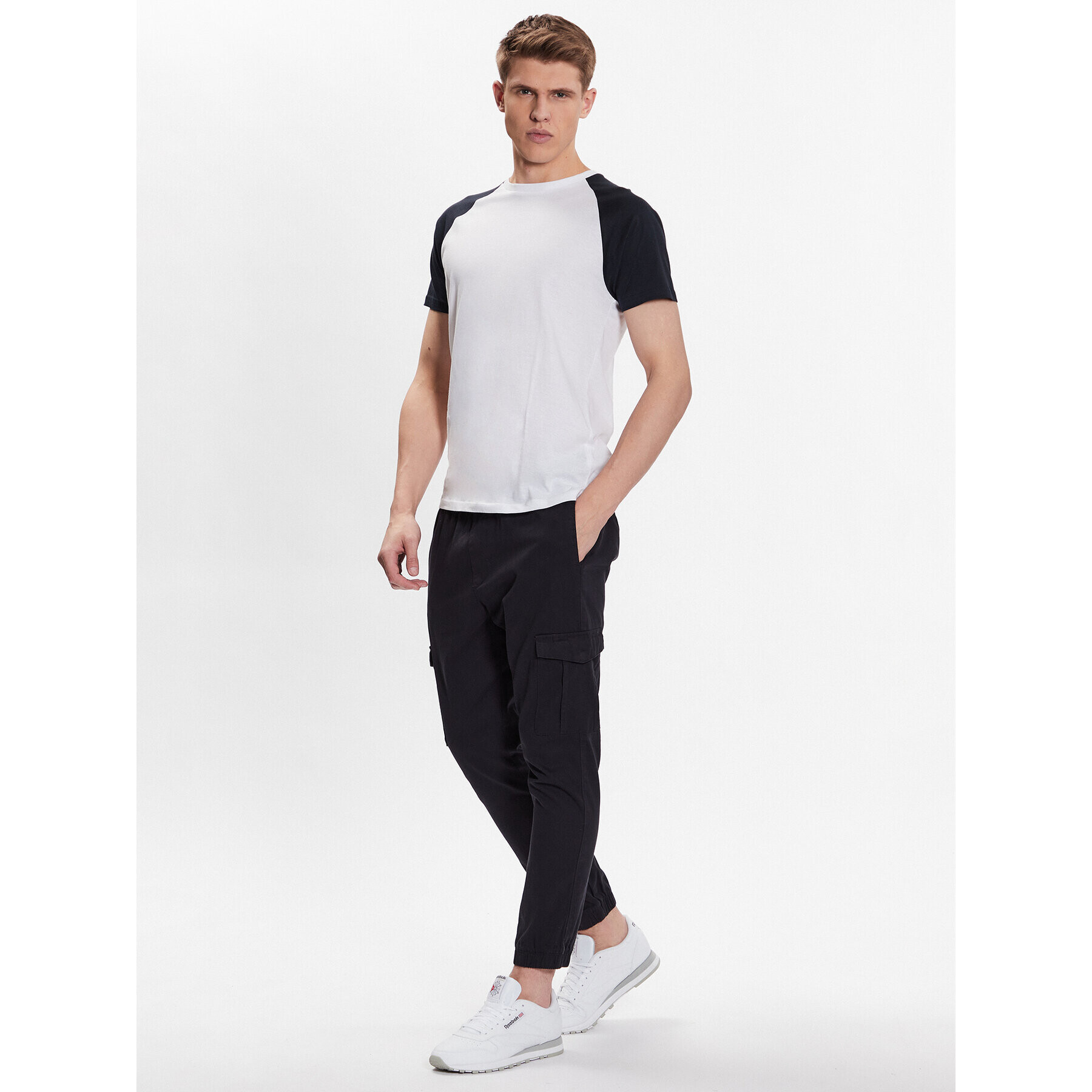 Brave Soul Тишърт MTS-149BAPTISTK Бял Regular Fit - Pepit.bg