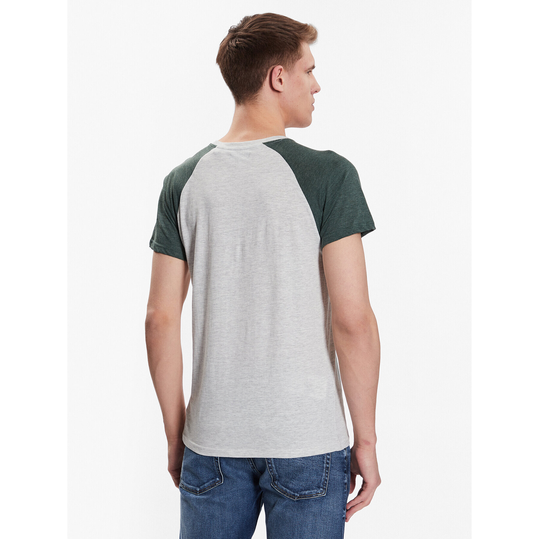 Brave Soul Тишърт MTS-149BAPTISTK Сив Regular Fit - Pepit.bg