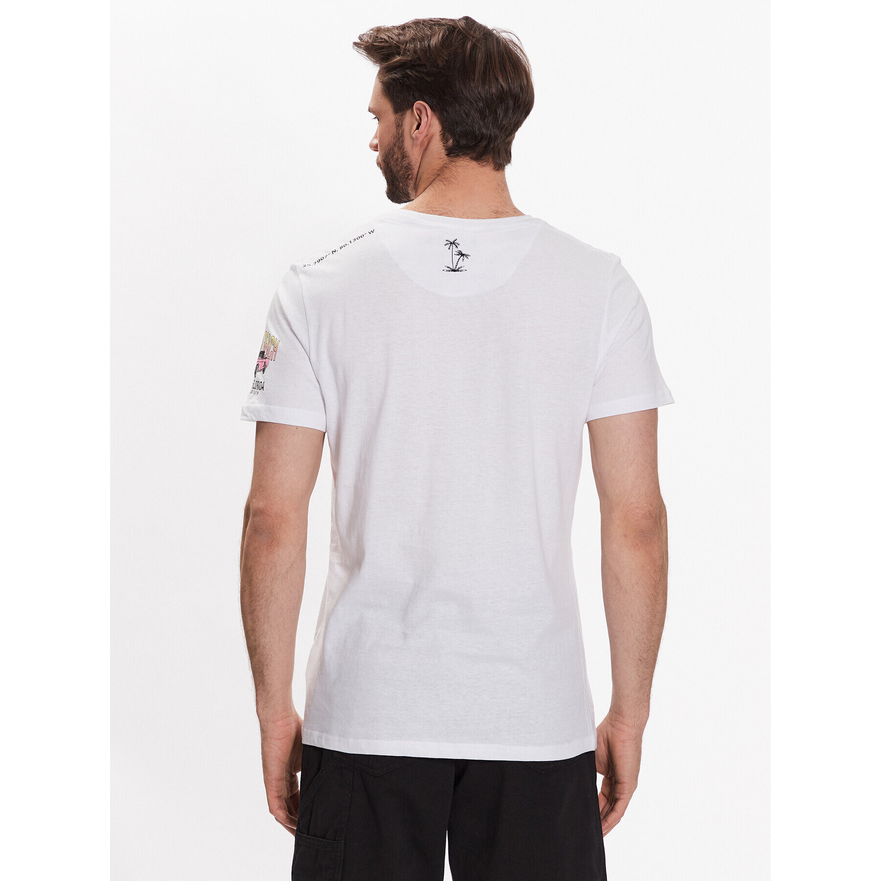 Brave Soul Тишърт MTS-149CECIL Бял Regular Fit - Pepit.bg