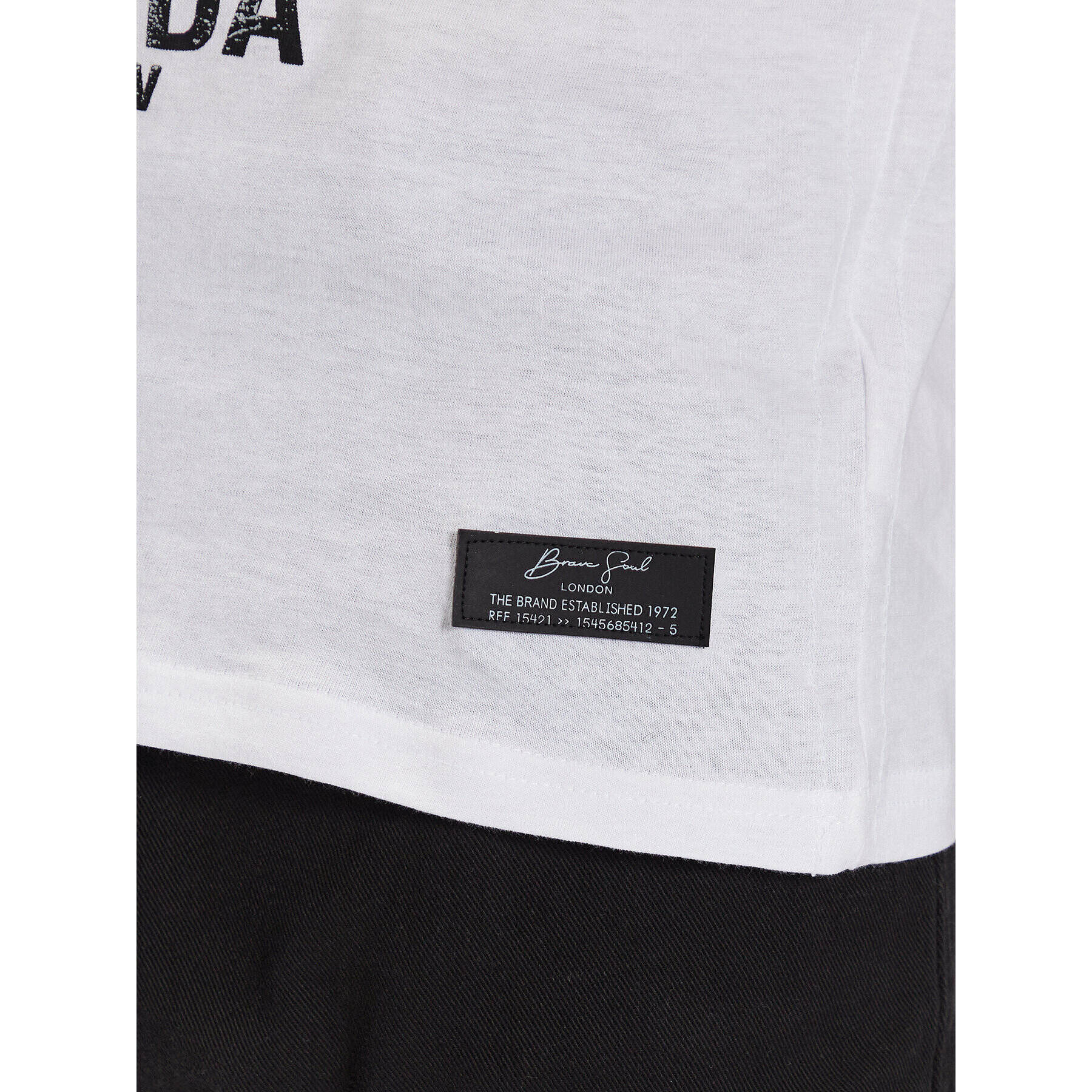 Brave Soul Тишърт MTS-149CECIL Бял Regular Fit - Pepit.bg