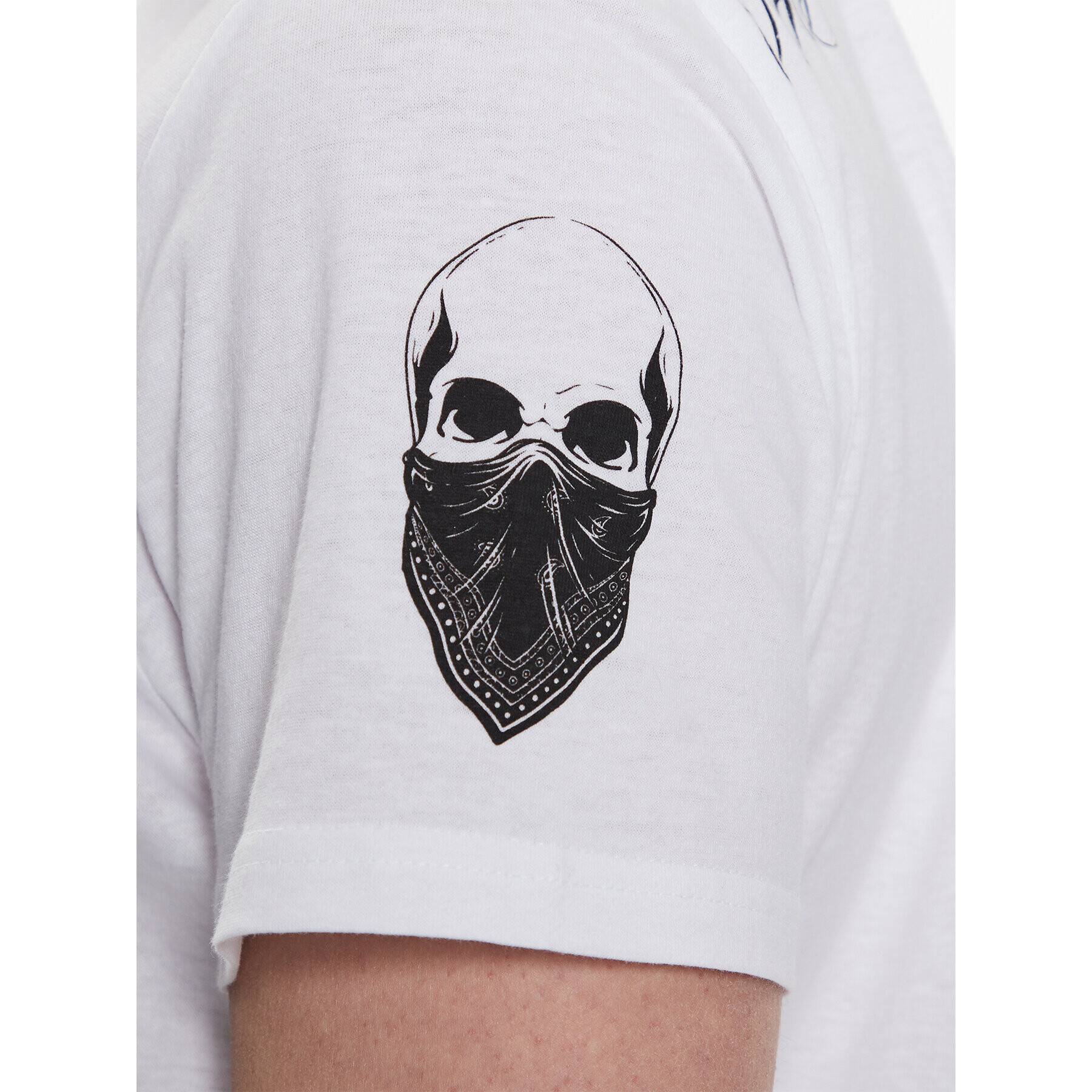 Brave Soul Тишърт MTS-149CHAPLIN Бял Regular Fit - Pepit.bg